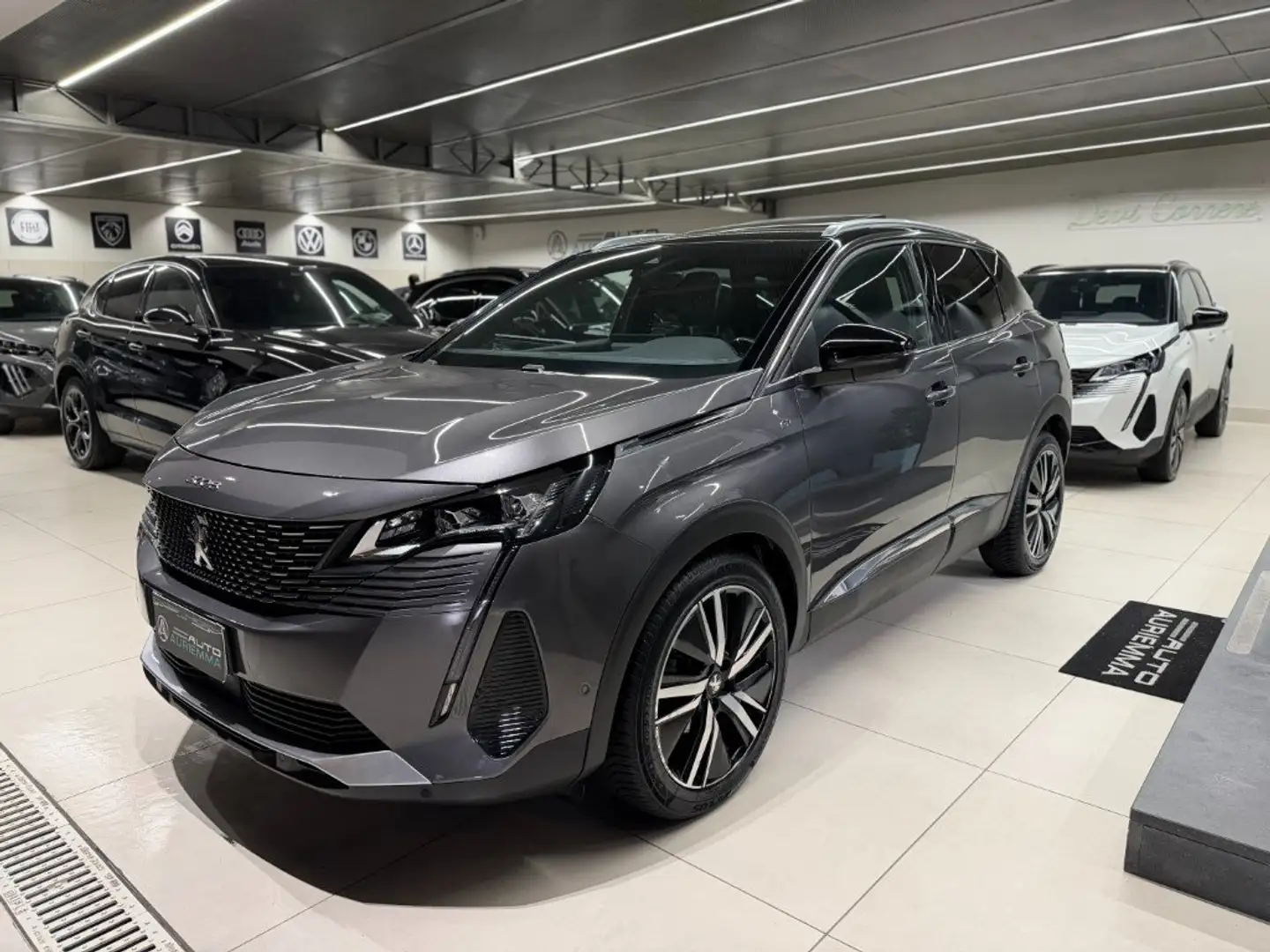 Peugeot 3008 1.5 BLUEHDI 130 CV EAT8 GT PACK+TETTO APRIBILE Grigio - 1