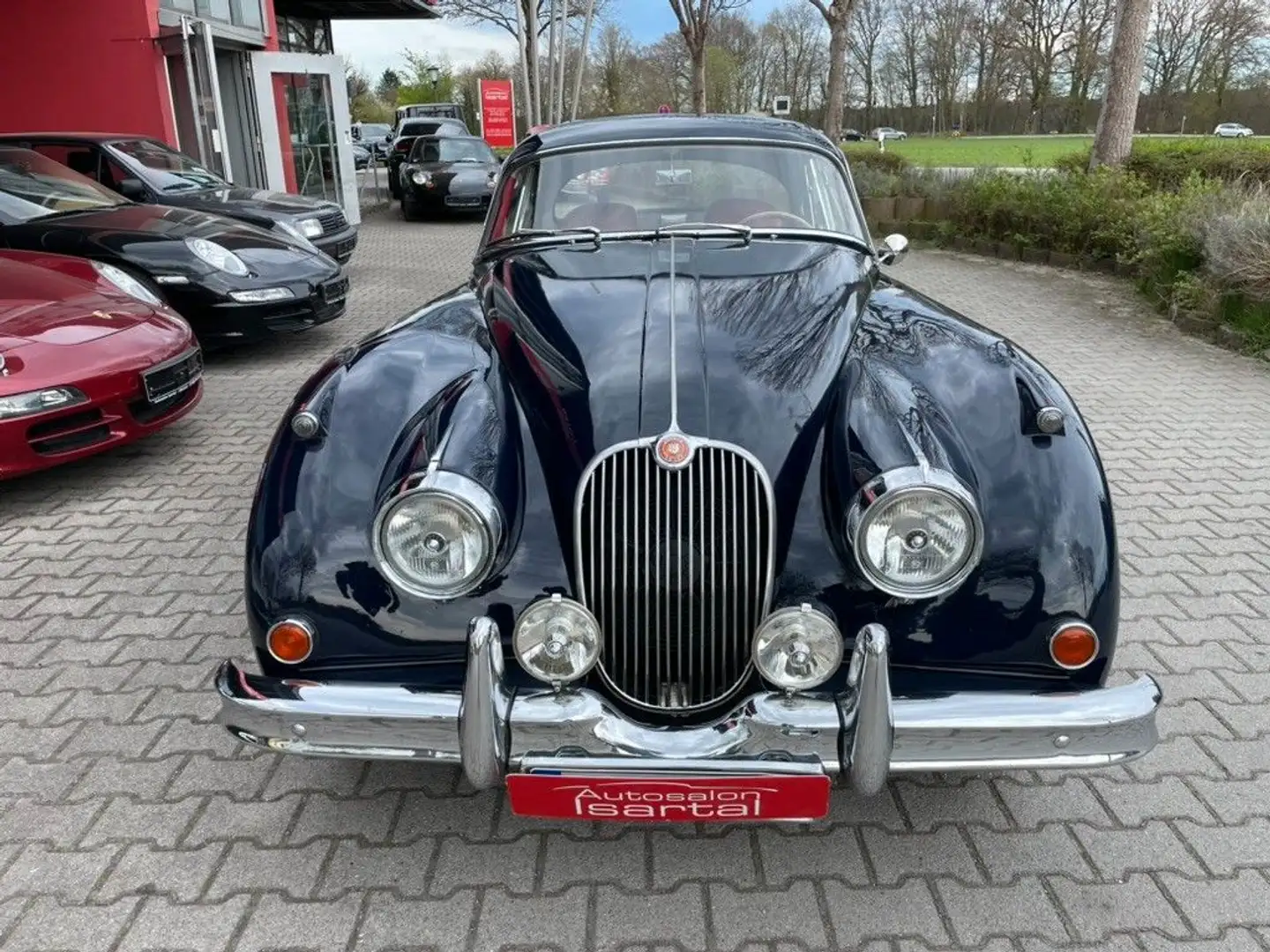 Jaguar XK 150 3.8 S FHC SE - Servo, H-Kz. Bleu - 2
