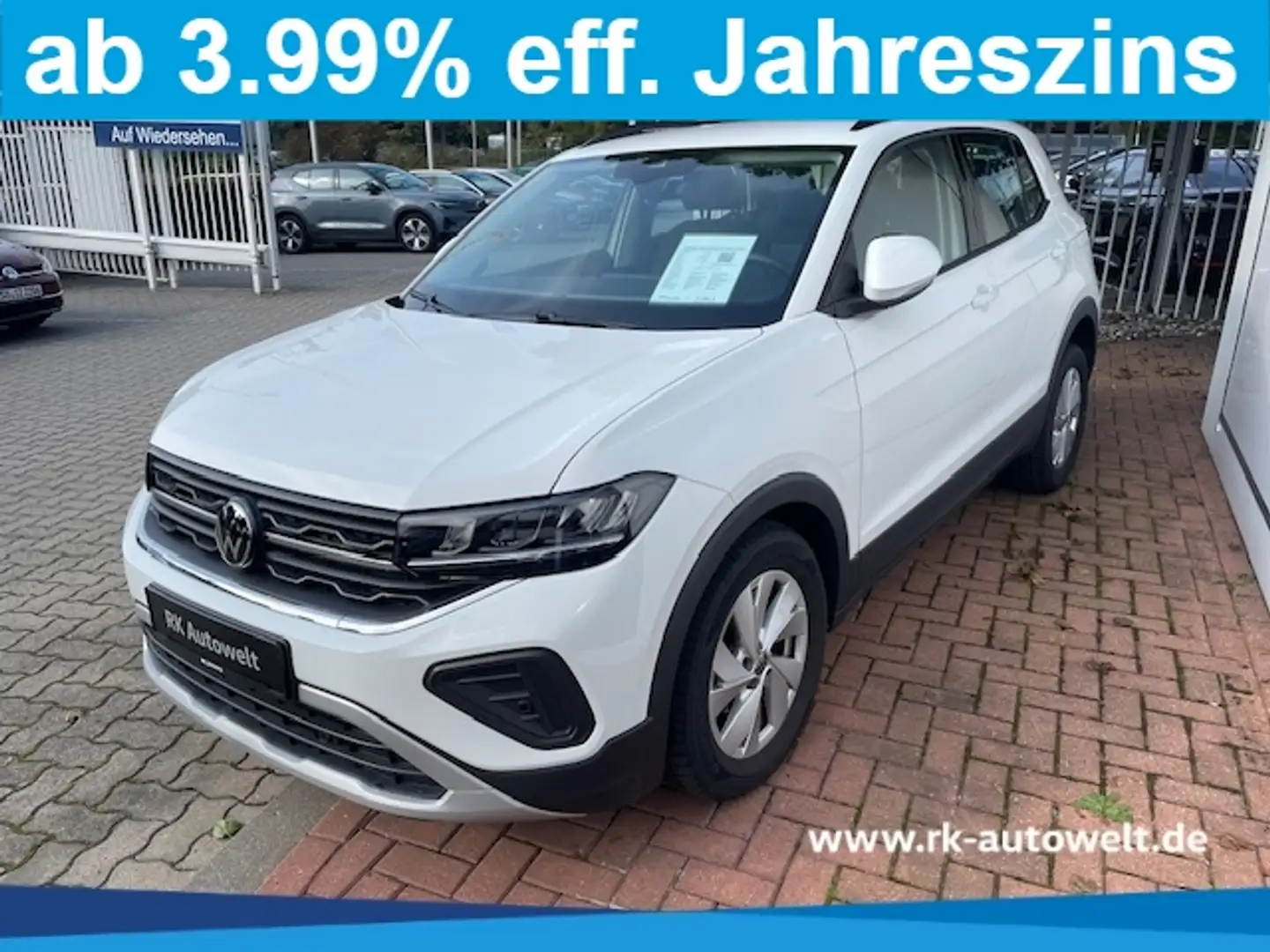 Volkswagen T-Cross 1.0 TSI Life IQ Drive Navi LED ACC Apple CarPlay A Wit - 1