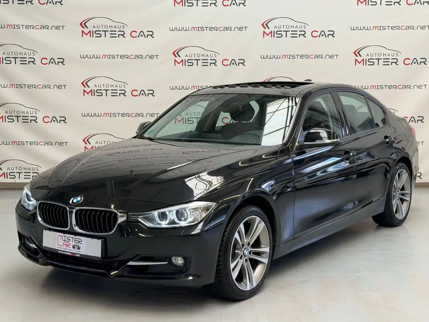 BMW 328 i Sport Line NAVI/GSHD/XENON/PDC/1.HAND/18ALU Noir - 1