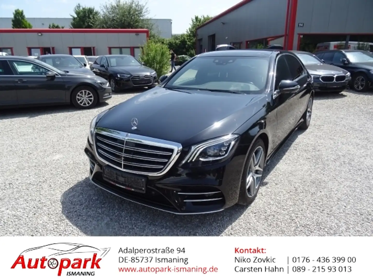 Mercedes-Benz S 350 -Klasse d 4Matic L EU6d- T MULTIBEAM AMG Чёрный - 1