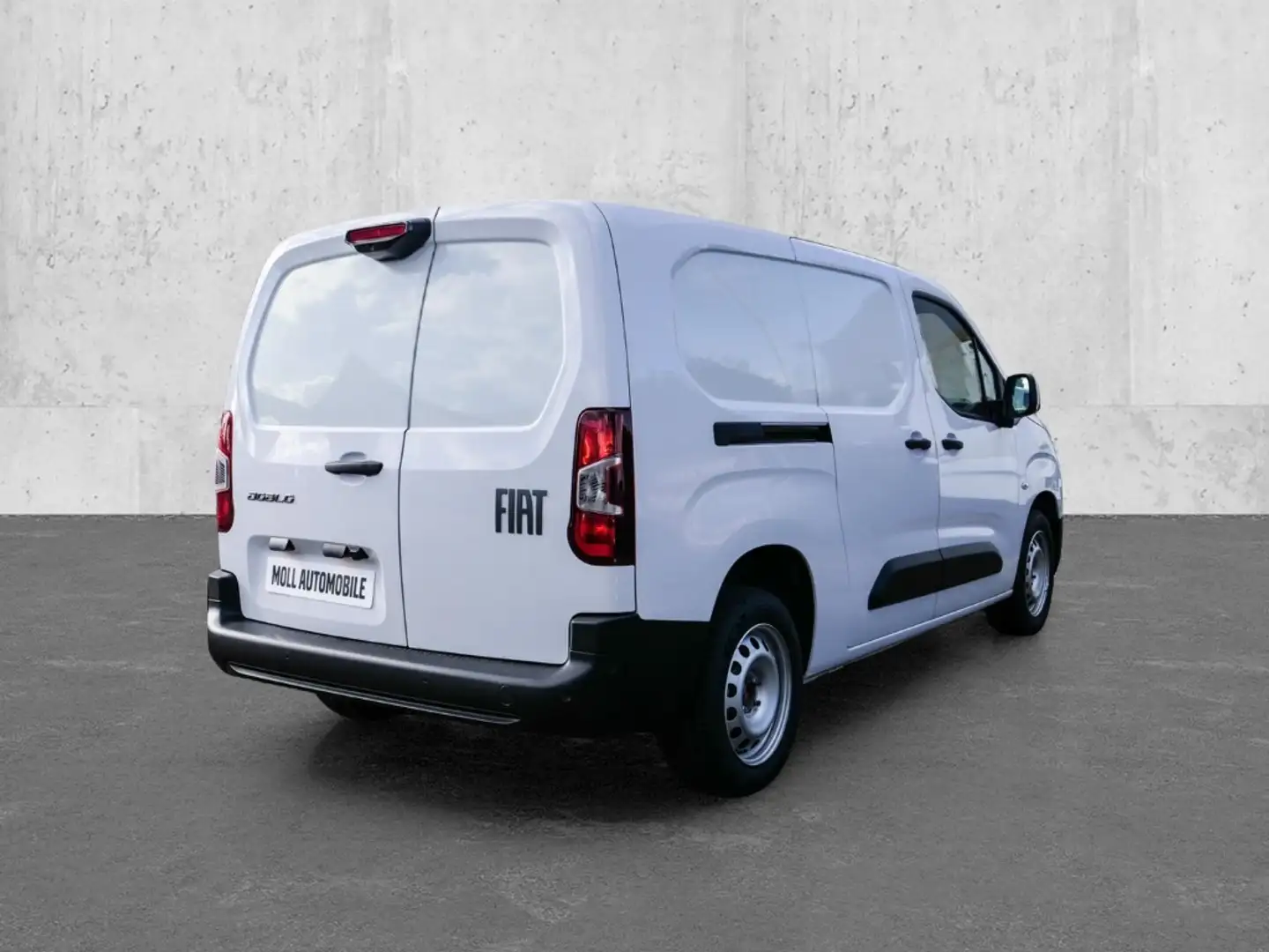 Fiat Doblo L2 vorr. AHK,Klima,Holzboden PDC Apple CarPl Blanc - 2