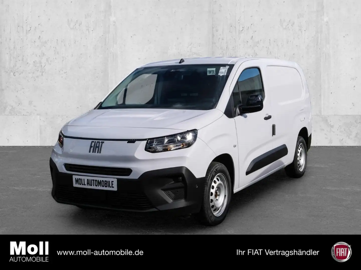Fiat Doblo L2 vorr. AHK,Klima,Holzboden PDC Apple CarPl Blanc - 1