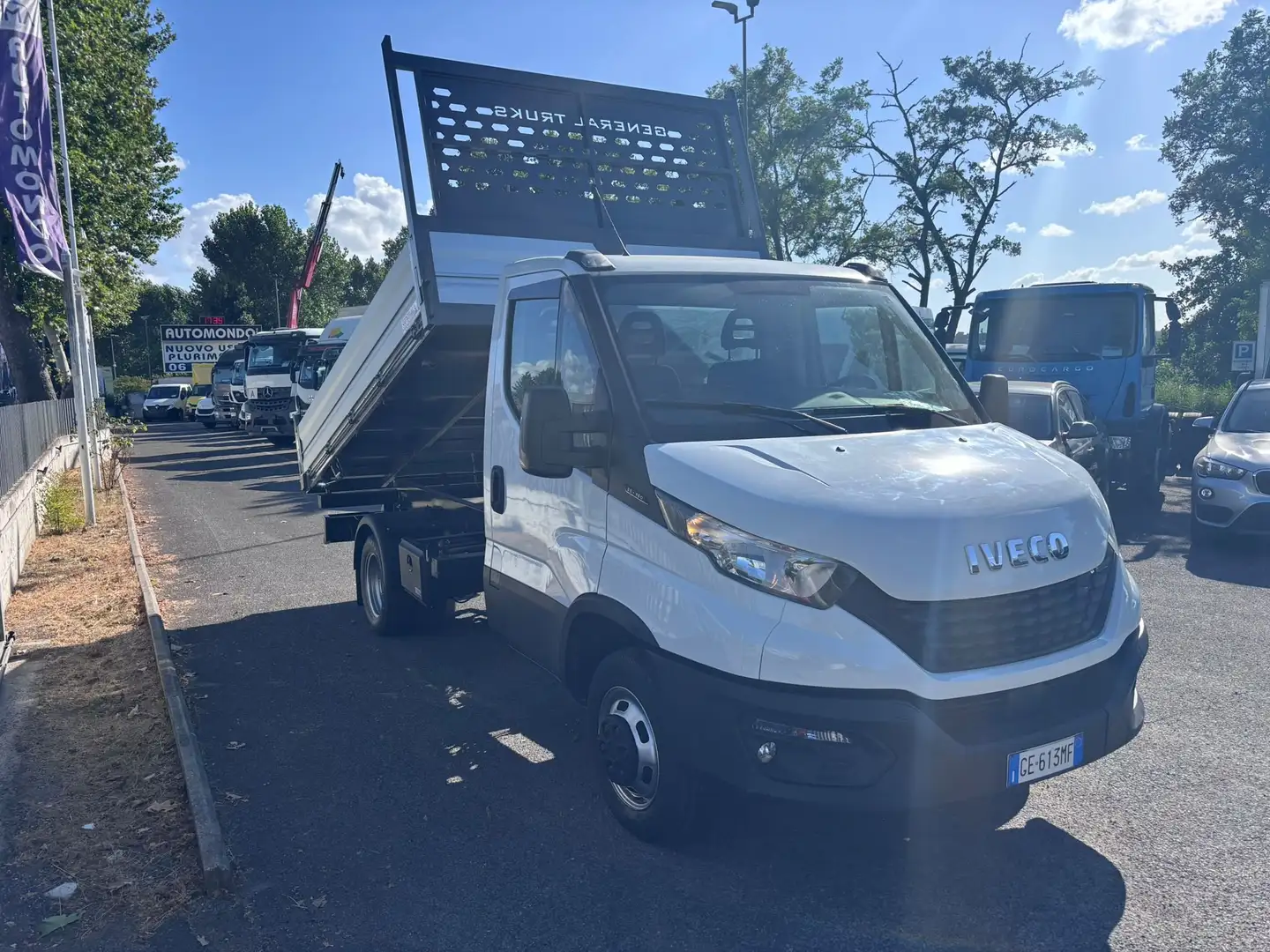 Iveco Daily 35C160 RIBALTABILE EURO 6 D Blanc - 1