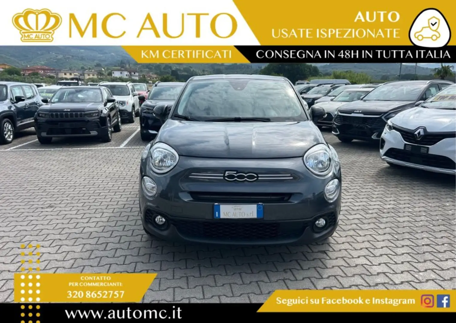 Fiat 500X 1.0 T3 120 CV PROMO CON FINANZIAMENTO Grigio - 2