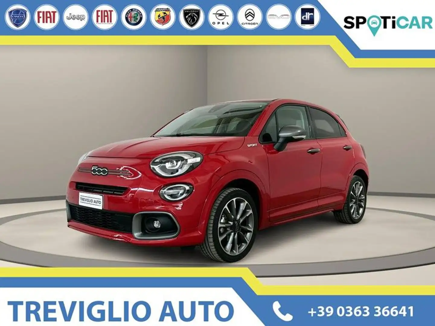 Fiat 500X 1.3 MultiJet 95 CV Sport Rojo - 1