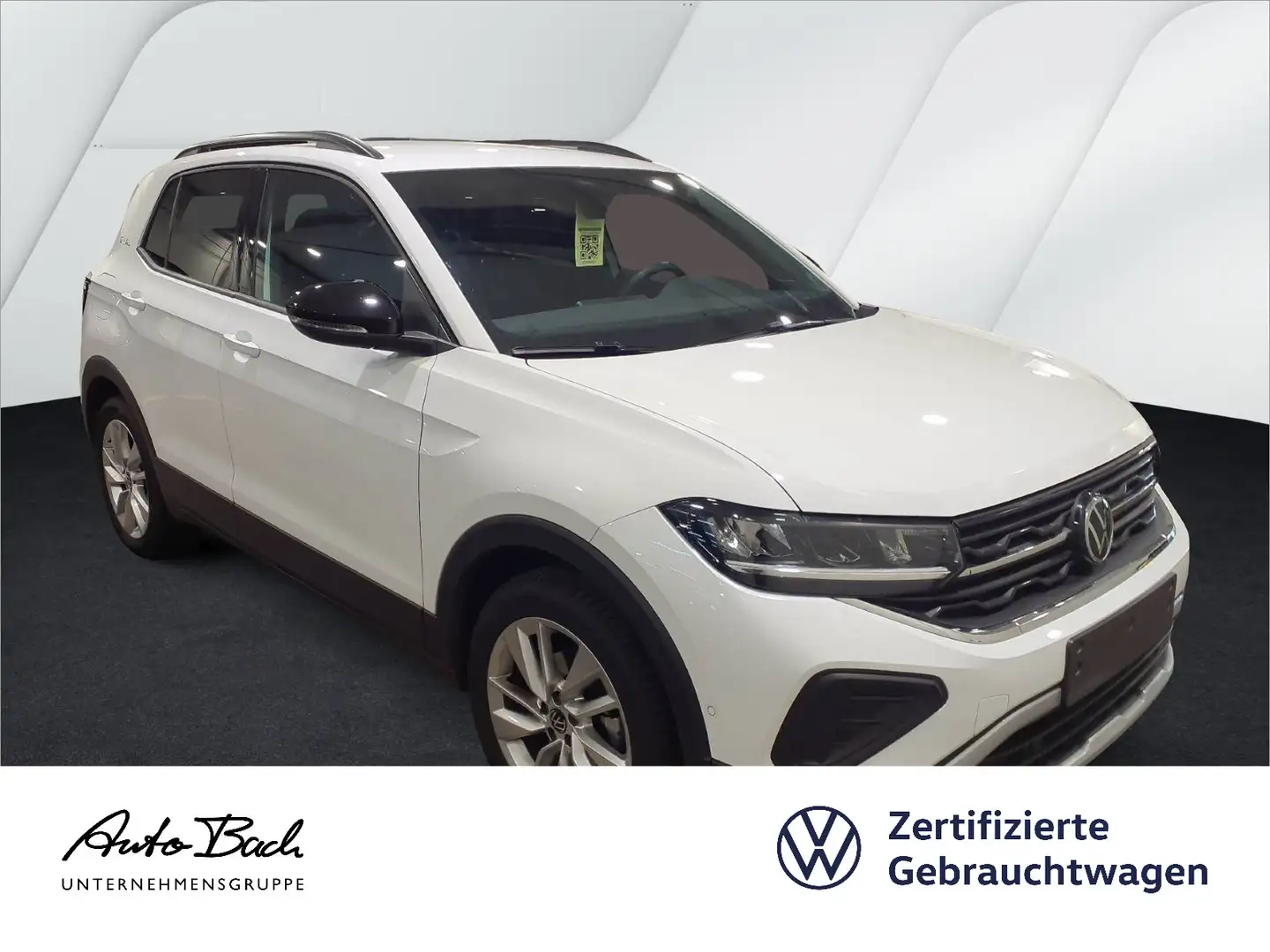 Volkswagen T-Cross Life 1.0 TSI DSG Navi LED ACC EPH AHK Weiß - 1