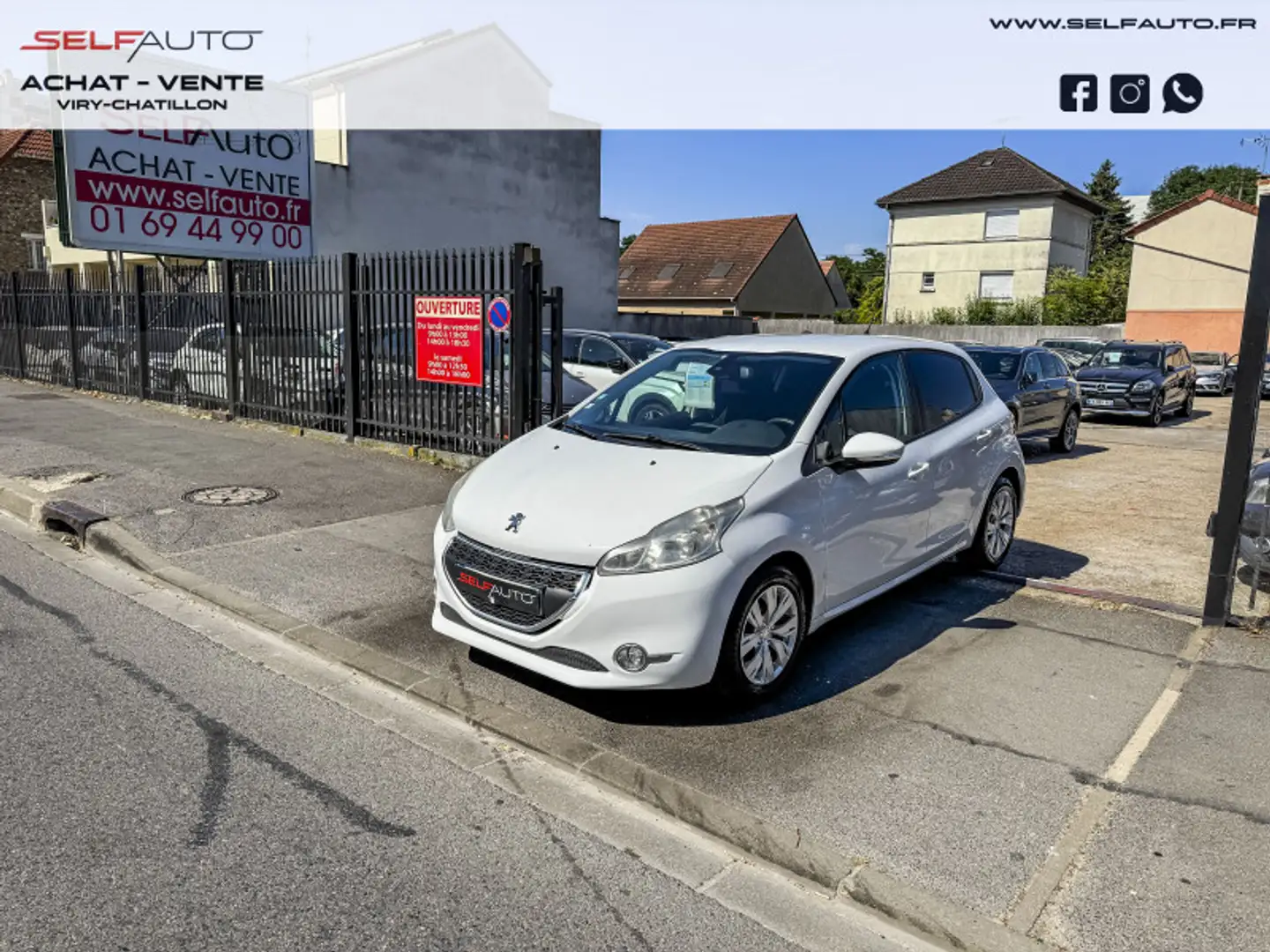 Peugeot 208 1.4 HDI FAP ACTIVE 5P Blanc - 1