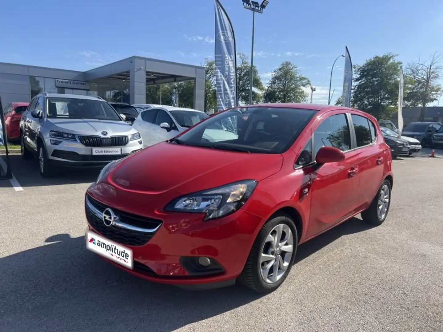Opel Corsa 1.4 Turbo 100ch Excite Start/Stop 5p Rouge - 1