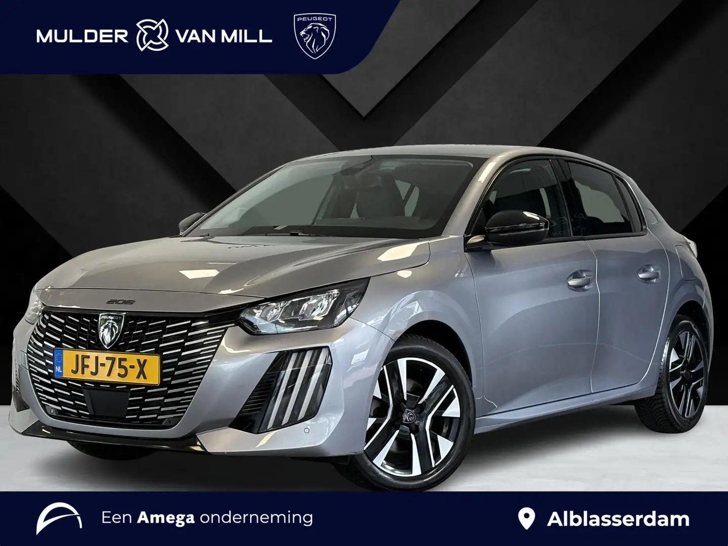 Peugeot 208 Allure Pack 1.2 Turbo 100pk | ADAPTIVE CRUISE | KE Gris - 1