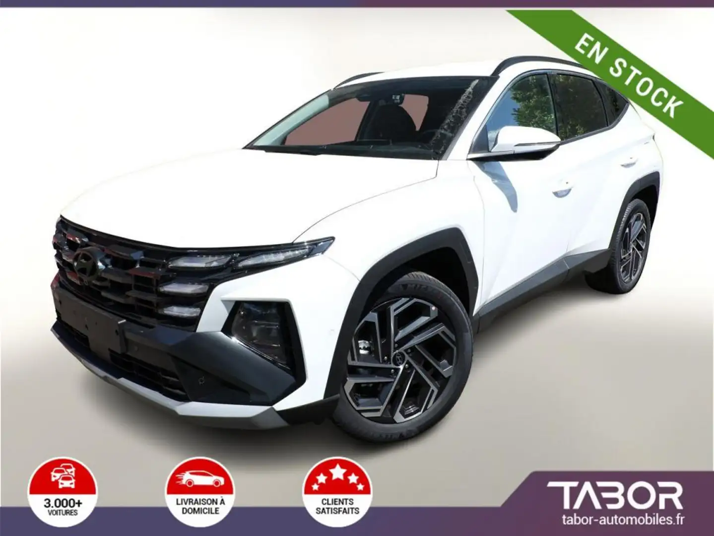 Hyundai TUCSON 1.6 HEV 215 DCT Prime Matrix 19P Blanc - 1