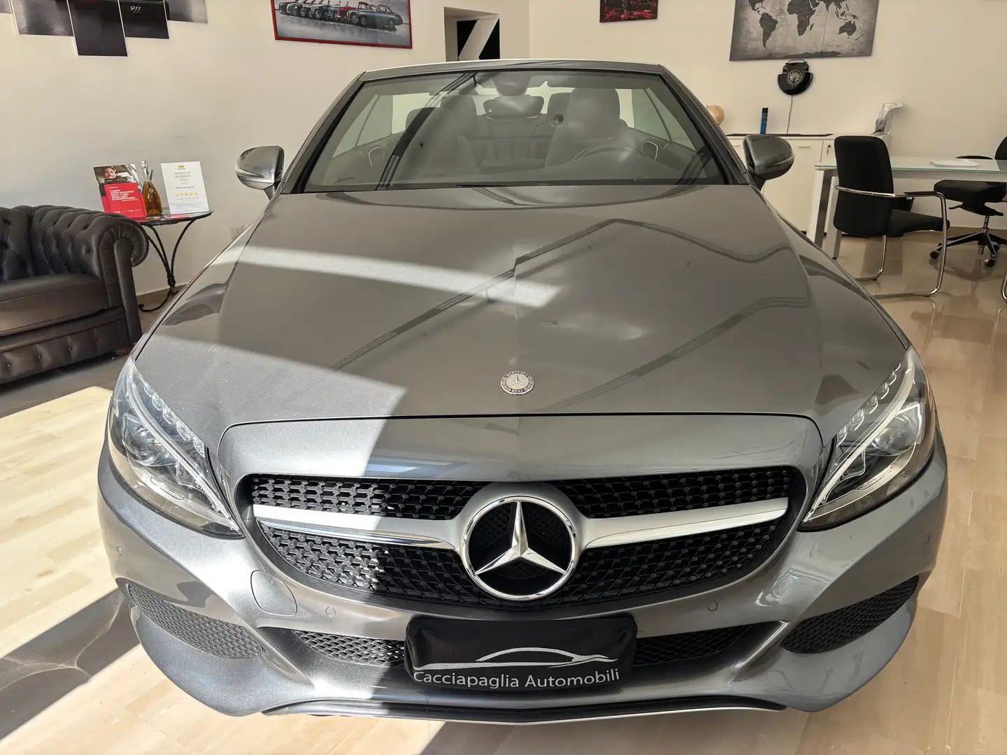 Mercedes-Benz C 220 Cabrio d Premium Automic 170CV Niebieski - 2