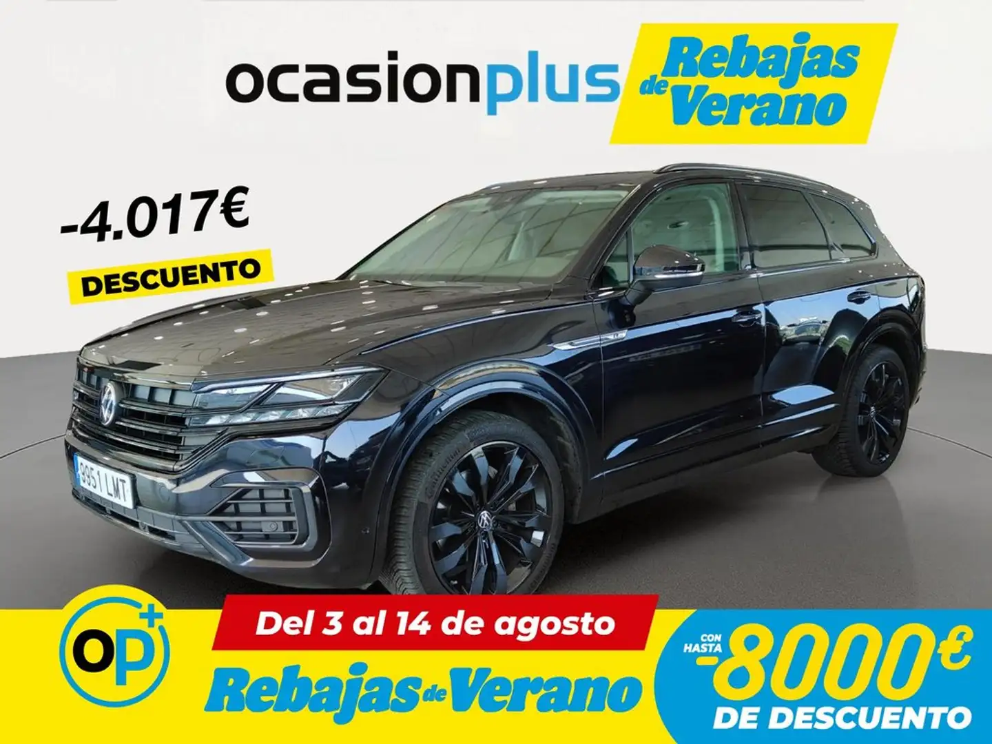 Volkswagen Touareg 3.0TDI V6 R-Line Individual Tip. Elegance 4M 170kW Negro - 1