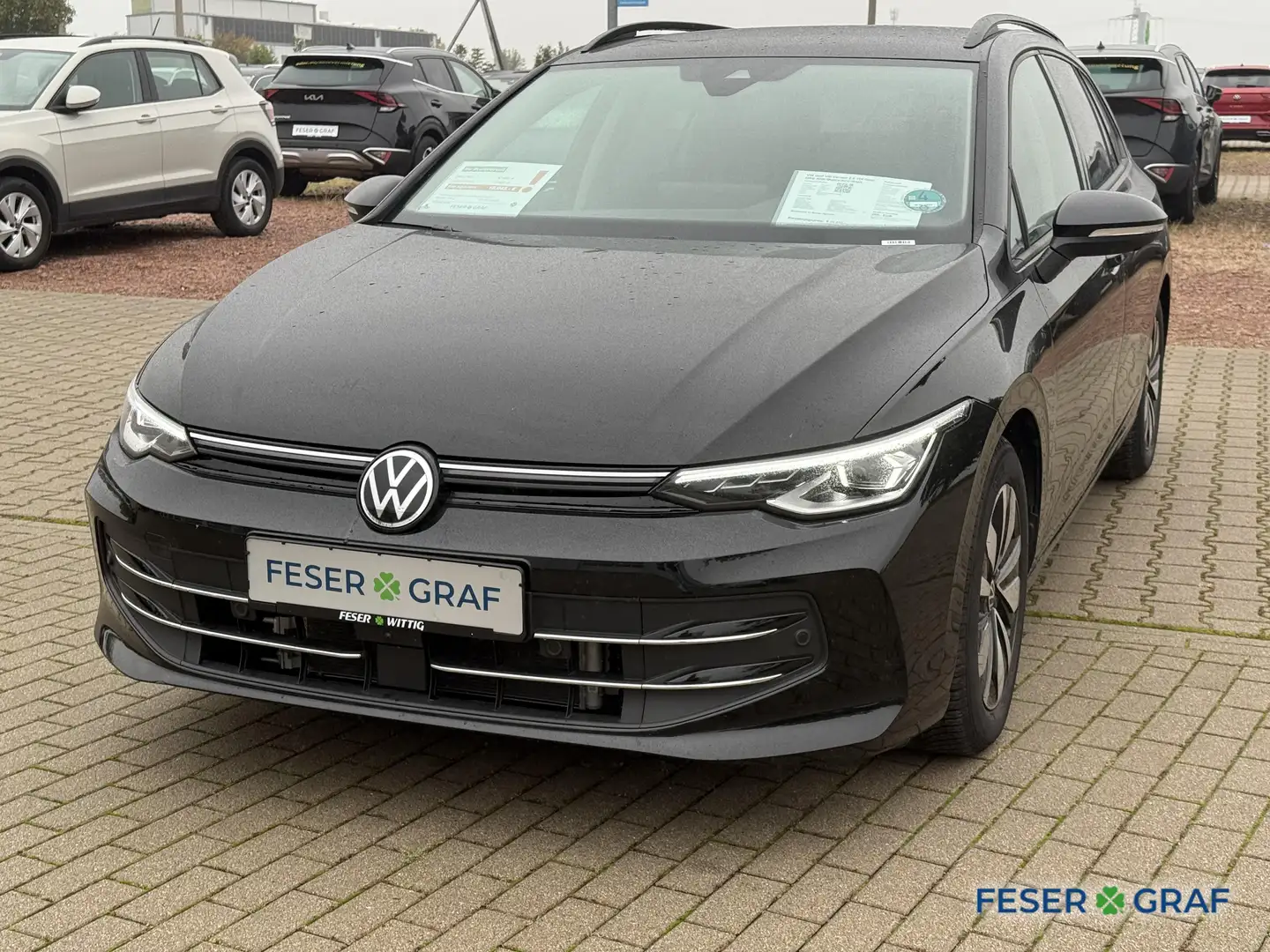 Volkswagen Golf VIII Variant 2.0 TDI Goal DSG AHK/Matrix/ACC/Sitzh Schwarz - 2