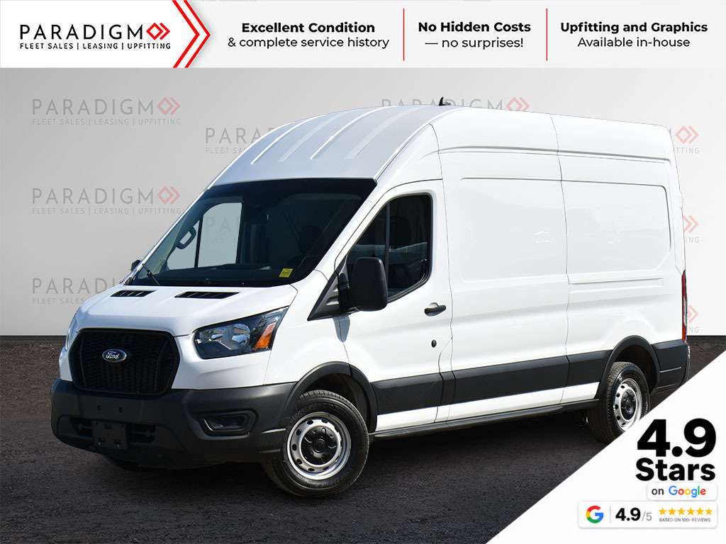 White 2022 Ford Transit Cargo Van Rear-Wheel Drive Automatic