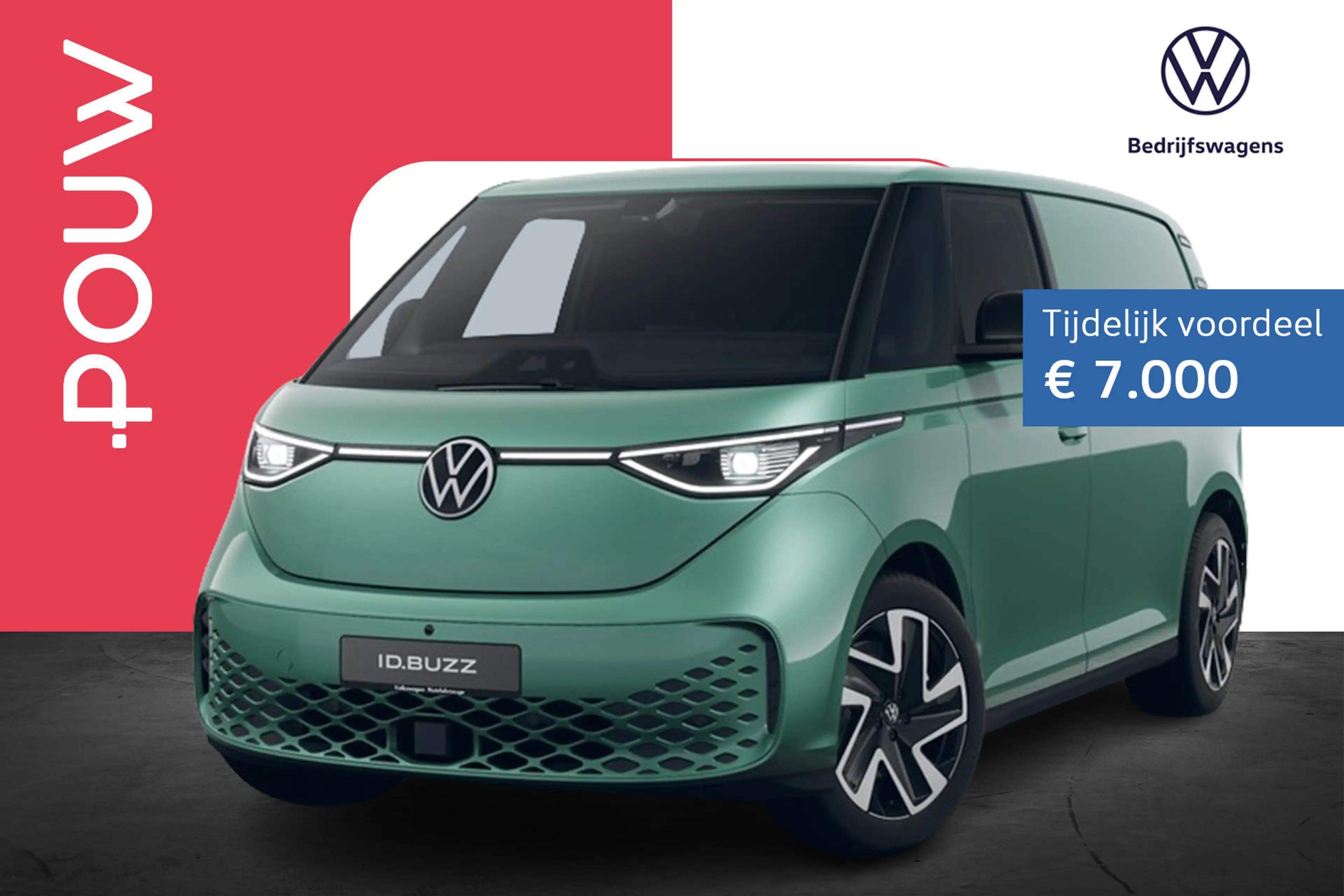 Volkswagen ID. Buzz Cargo 340pk Bulli Limited Edition 79 kWh 4MOTION | Stoel