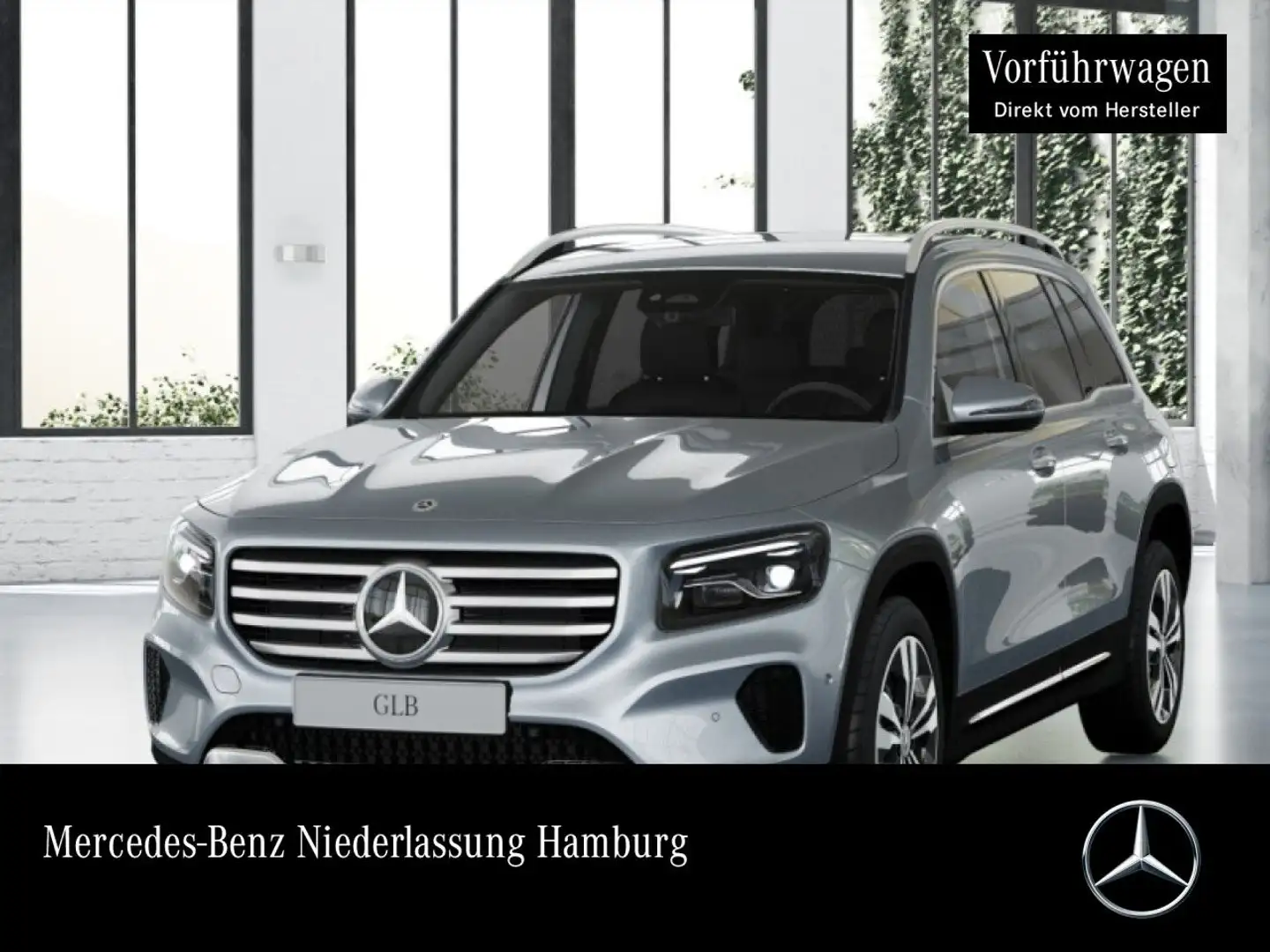 Mercedes-Benz GLB 200 d PROGRESSIVE+AHK+MULTIBEAM+KAMERA+TOTW+8G Silber - 1