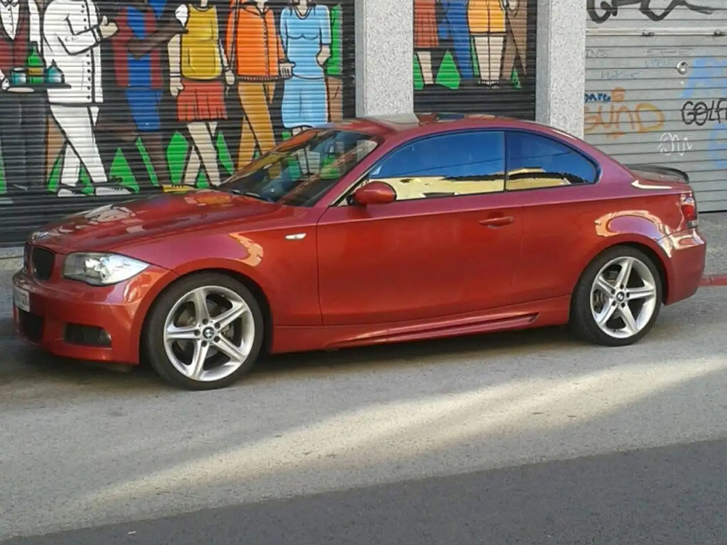 BMW 120 120d Coupé Rojo - 1