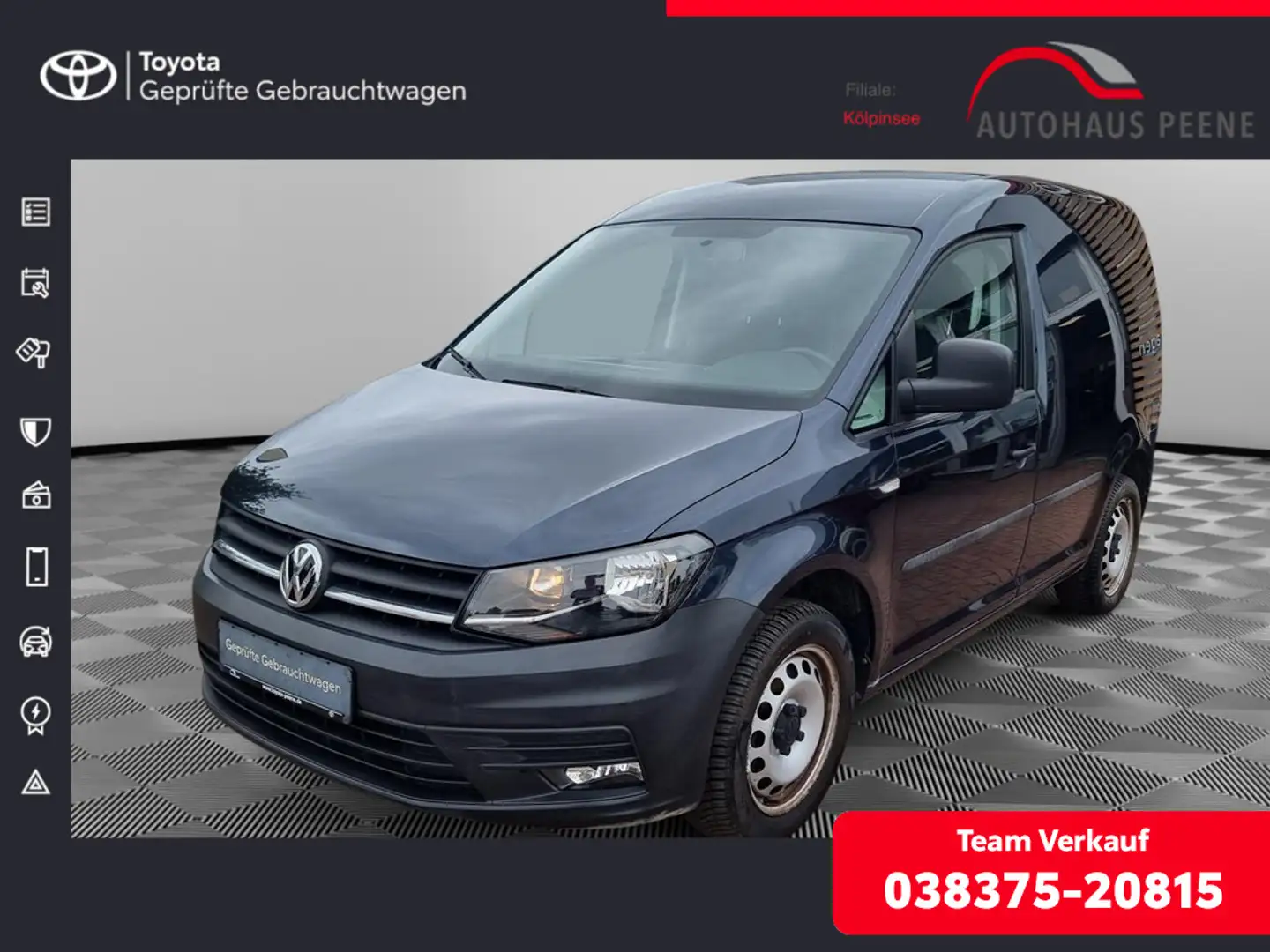 Volkswagen Caddy 2.0 TDI BMT Kasten Blau - 1