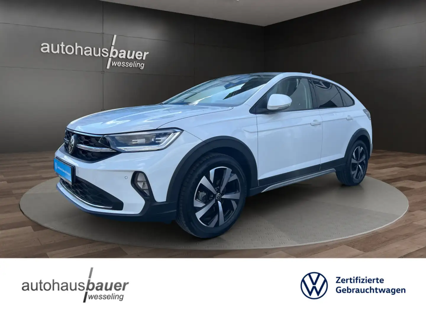 Volkswagen Taigo 1.0l TSI Style *Pano,Licht+Sicht,2-ZonenKlima,LEDMatrix,APP,DigC Weiß - 1