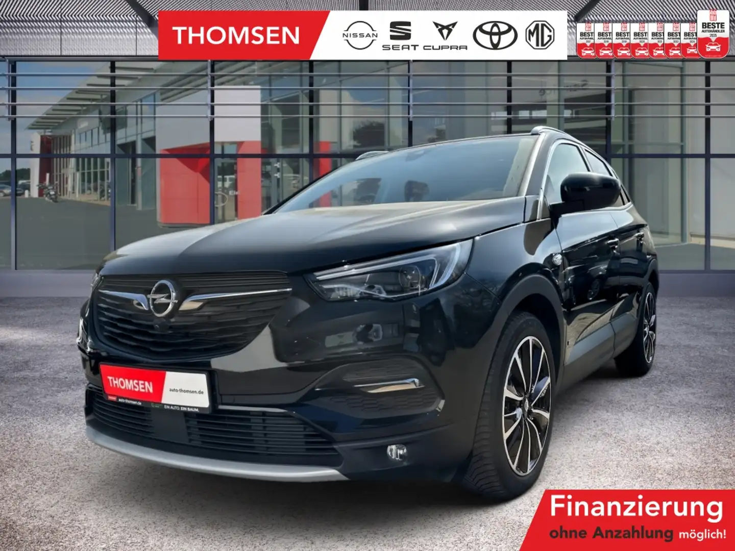 Opel Grandland Ultimate 1.6 Turbo Navi AUT el.Heck Negro - 1