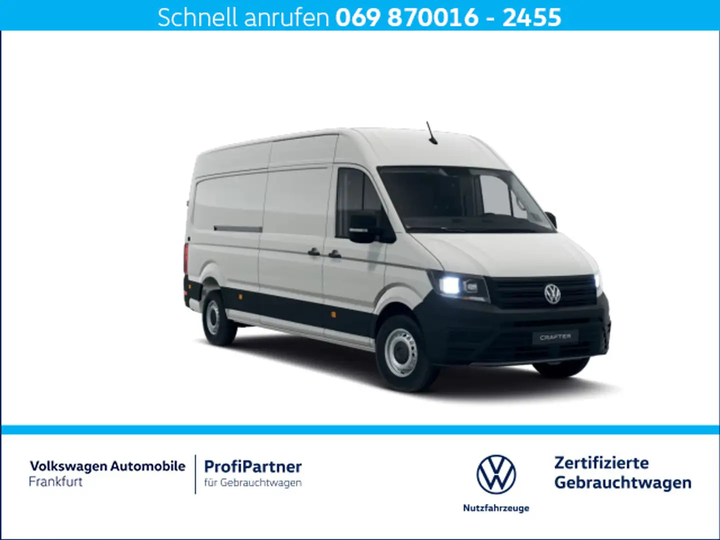 Volkswagen Crafter 35 Kasten HD 2.0 TDI Klima DAB+ Weiß - 1