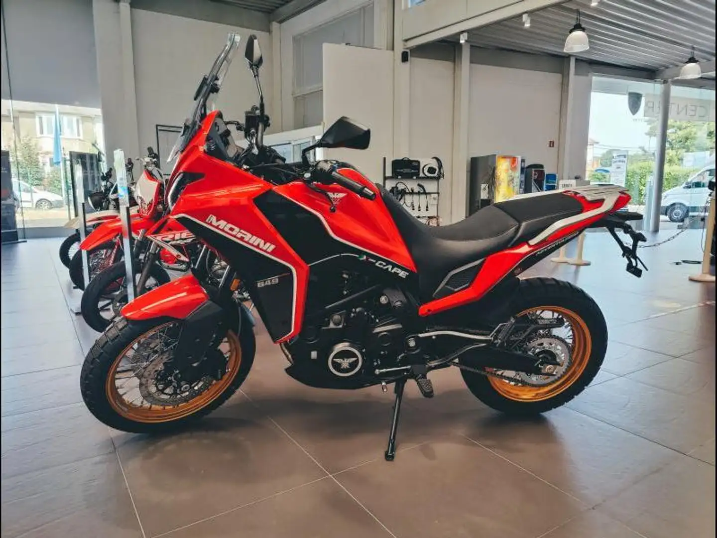 Moto Morini X-Cape GOLD WHEEL Red - 1