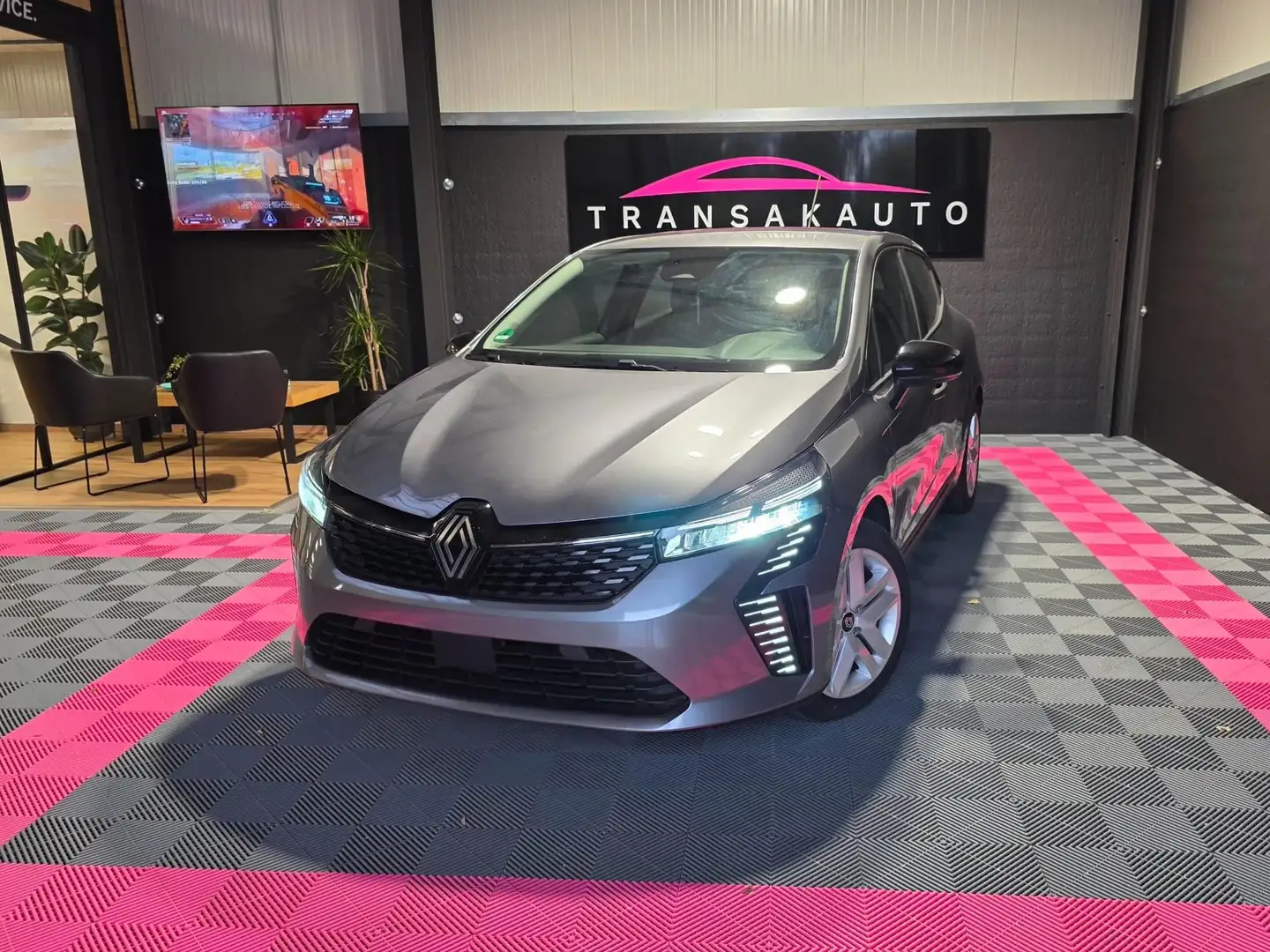 Renault Clio Hybrid-Automatique-Garantie Gris - 1