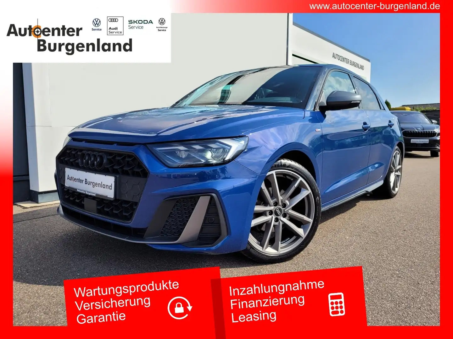 Audi A1 Sportback 30 TFSI S line Blau - 1