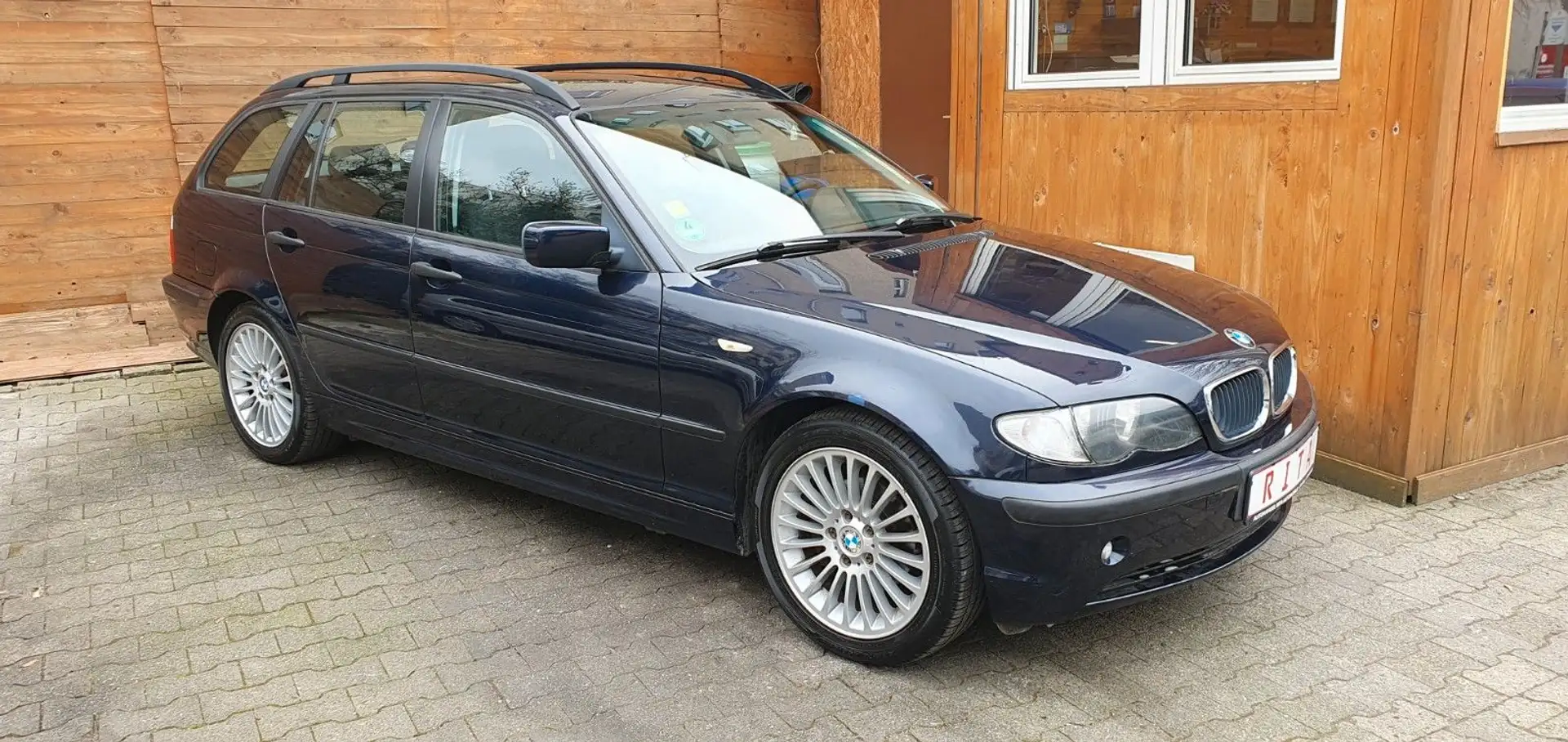 BMW 316 i touring, Isofix, Klimaautomatik, Tüv Neu Kék - 2