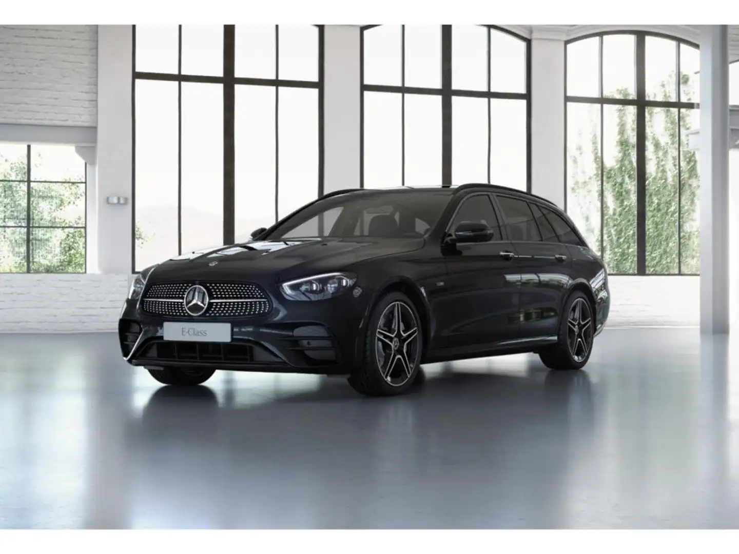 Mercedes-Benz E 300 de 4M T AMG MBUX+M-LED+360°+AHK+Distro Schwarz - 1