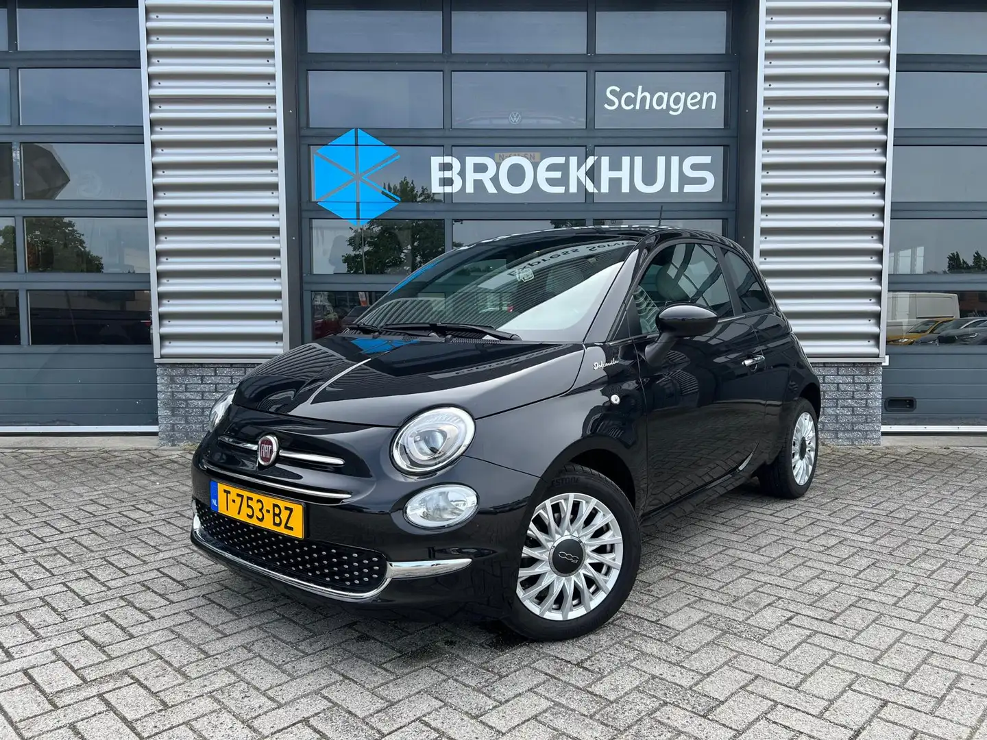 Fiat 500 1.0 70 pk Hybrid Dolcevita | Airco | Apple Carplay Noir - 1