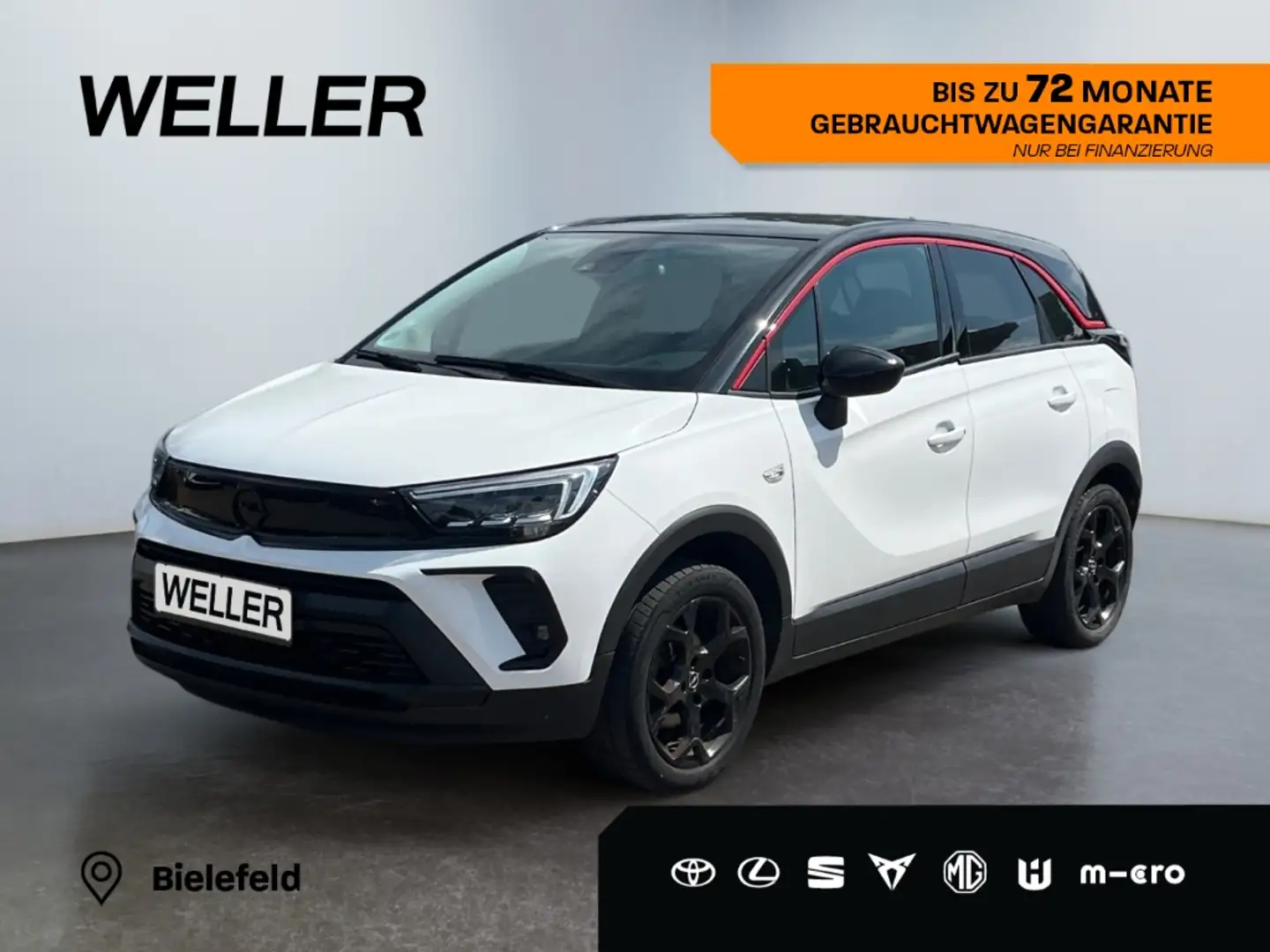 Opel Crossland 1.2 Automatik GS Line *LED*CAM*Keyless* Wit - 1