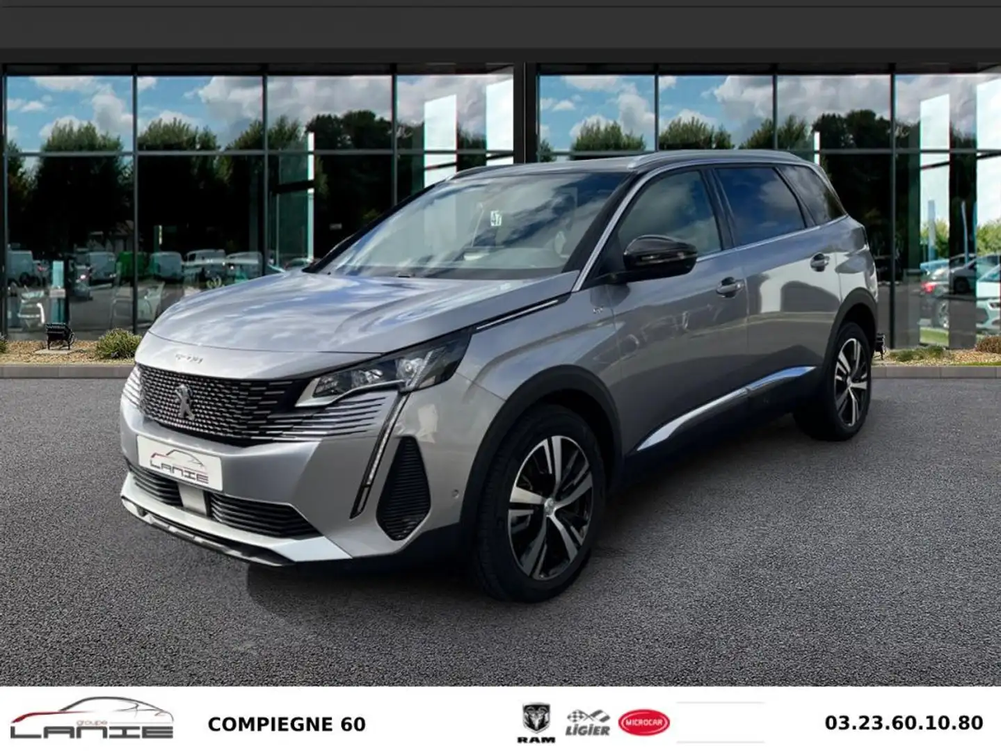 Peugeot 5008 PureTech 130ch S&S EAT8 GT - 7-places Gris - 1