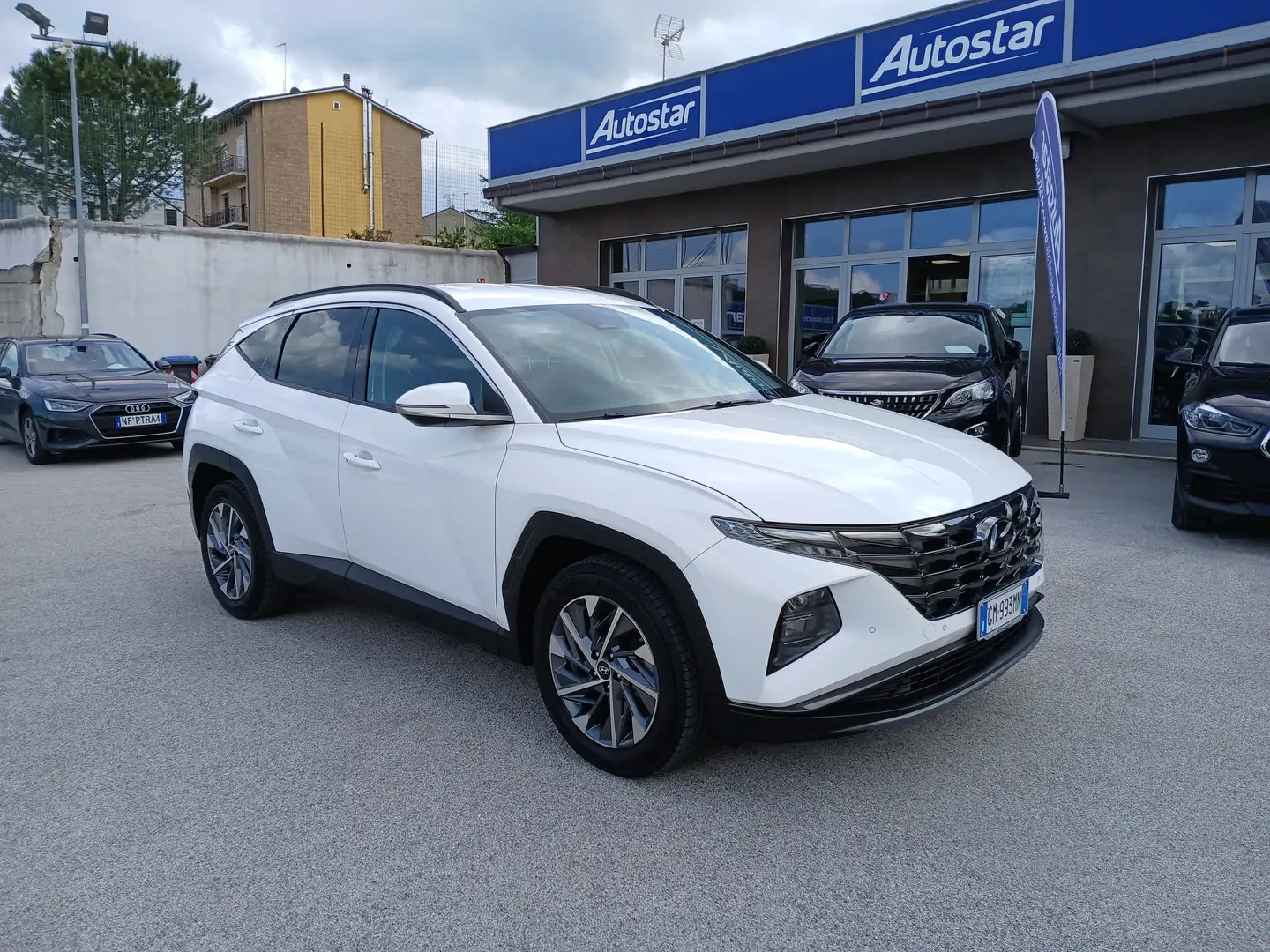Hyundai TUCSON HYUNDAI TUCSON 1.6 CRDI 116CV XLINE 2023 Bianco - 2