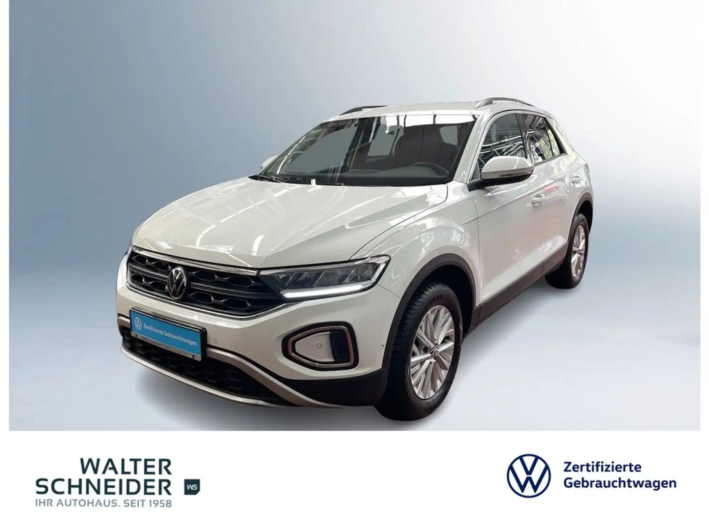 Volkswagen T-Roc 1.0 TSI Life Navi LED SHZ PDC DAB+ Weiß - 1