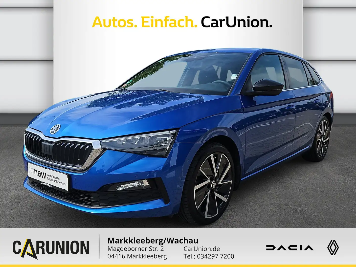 Skoda Scala Style*DSG*KAMERA* PDC360°* Blau - 1