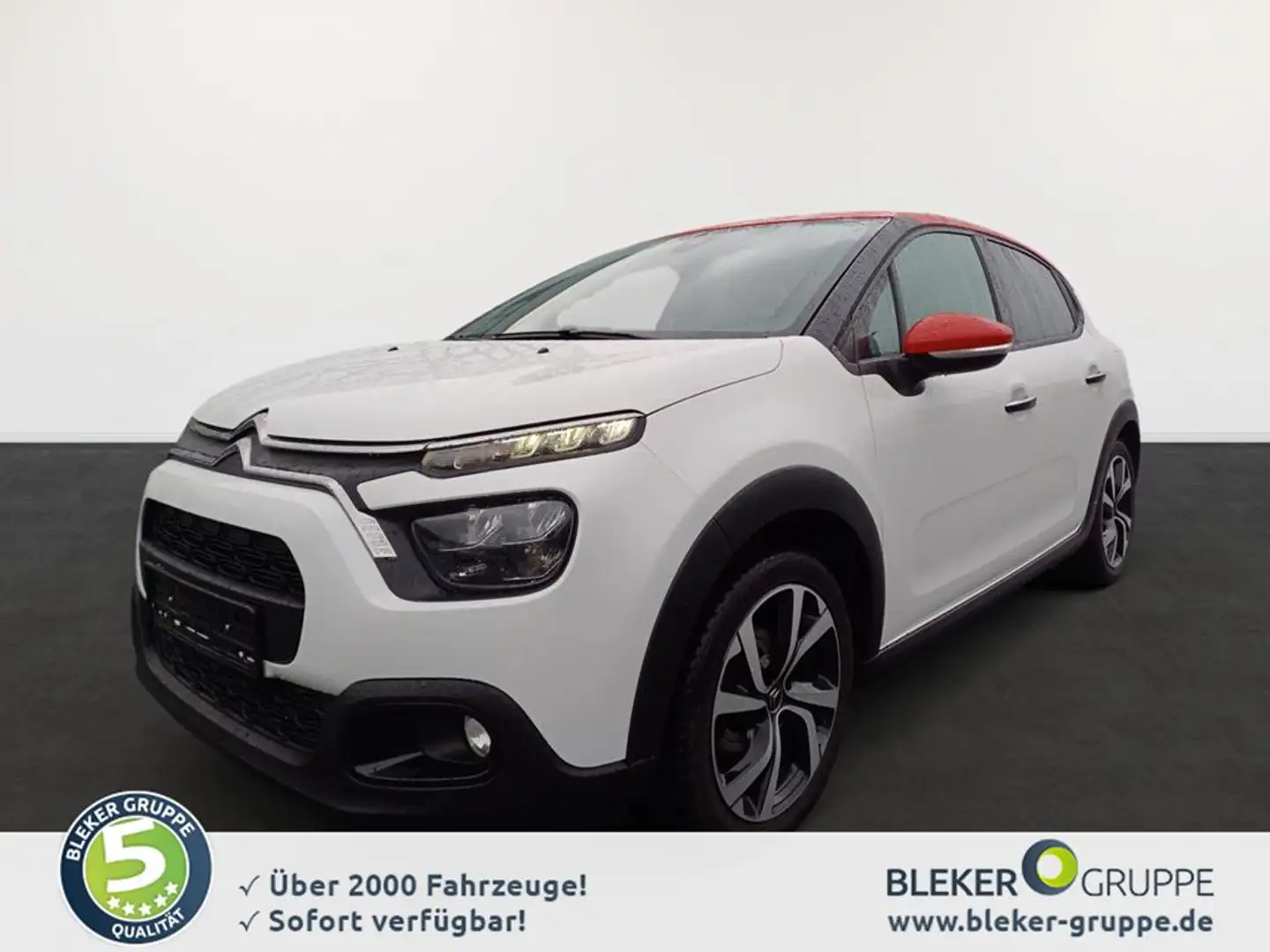Citroen C3 PureTech 110 Shine Automatik Blanc - 1