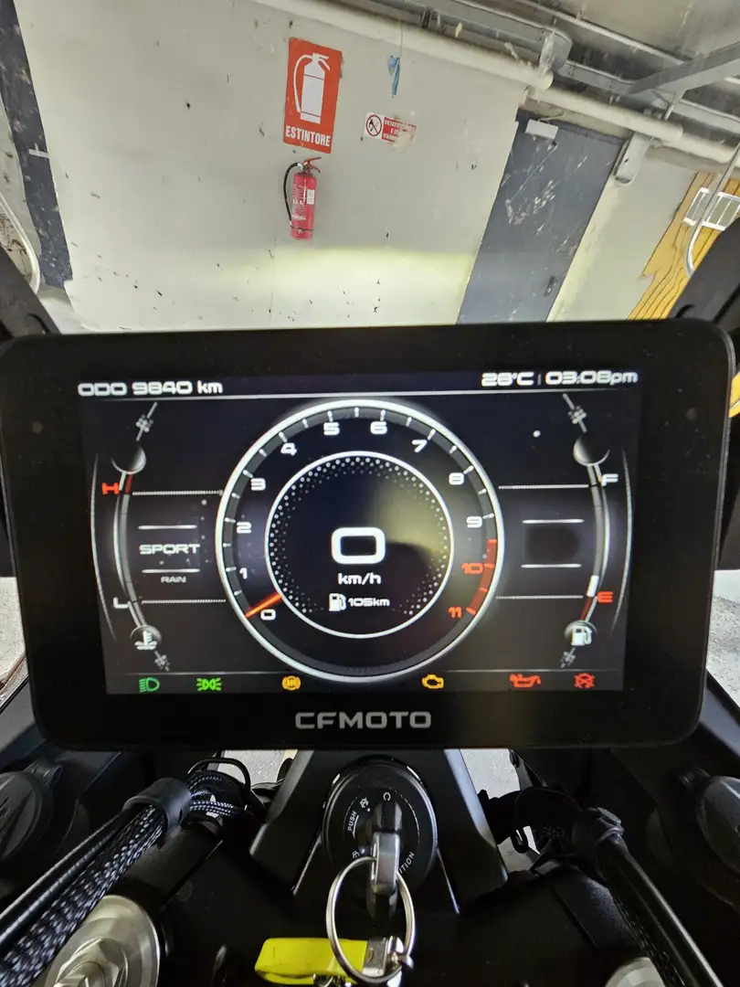 CFMOTO 800 MT Manopole e sella riscaldate Zielony - 1