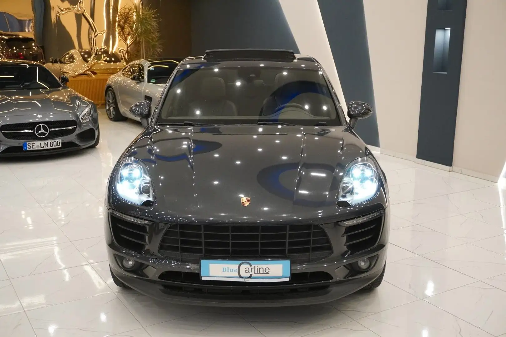 Porsche Macan S*PDK*PCM*Pano*StHz*14.Wege*1.Hand*Mwst Grau - 2
