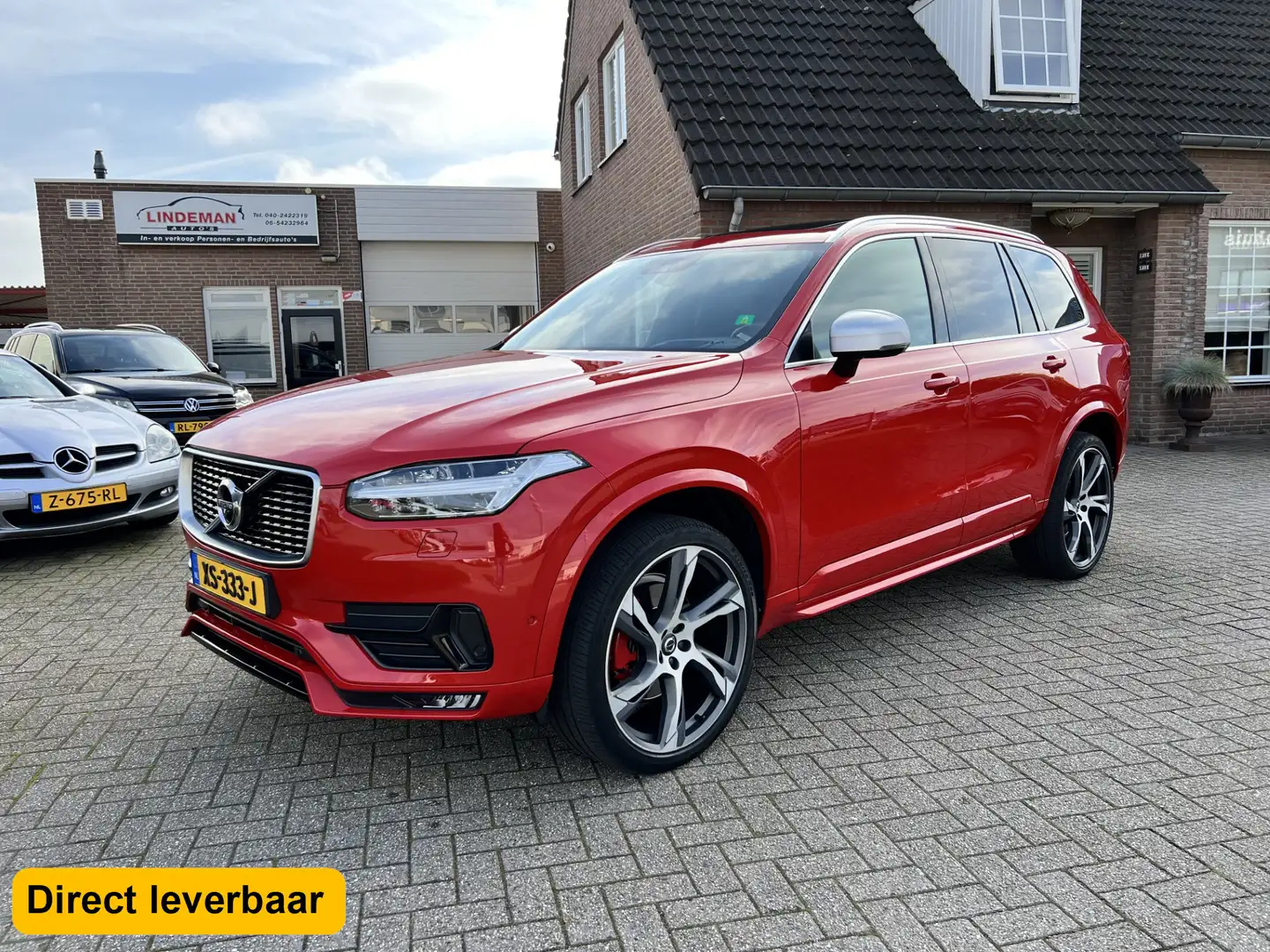 Volvo XC90 2.0 D5 AWD R-Design 7-Pers Panodak Head-Up Massage Red - 1