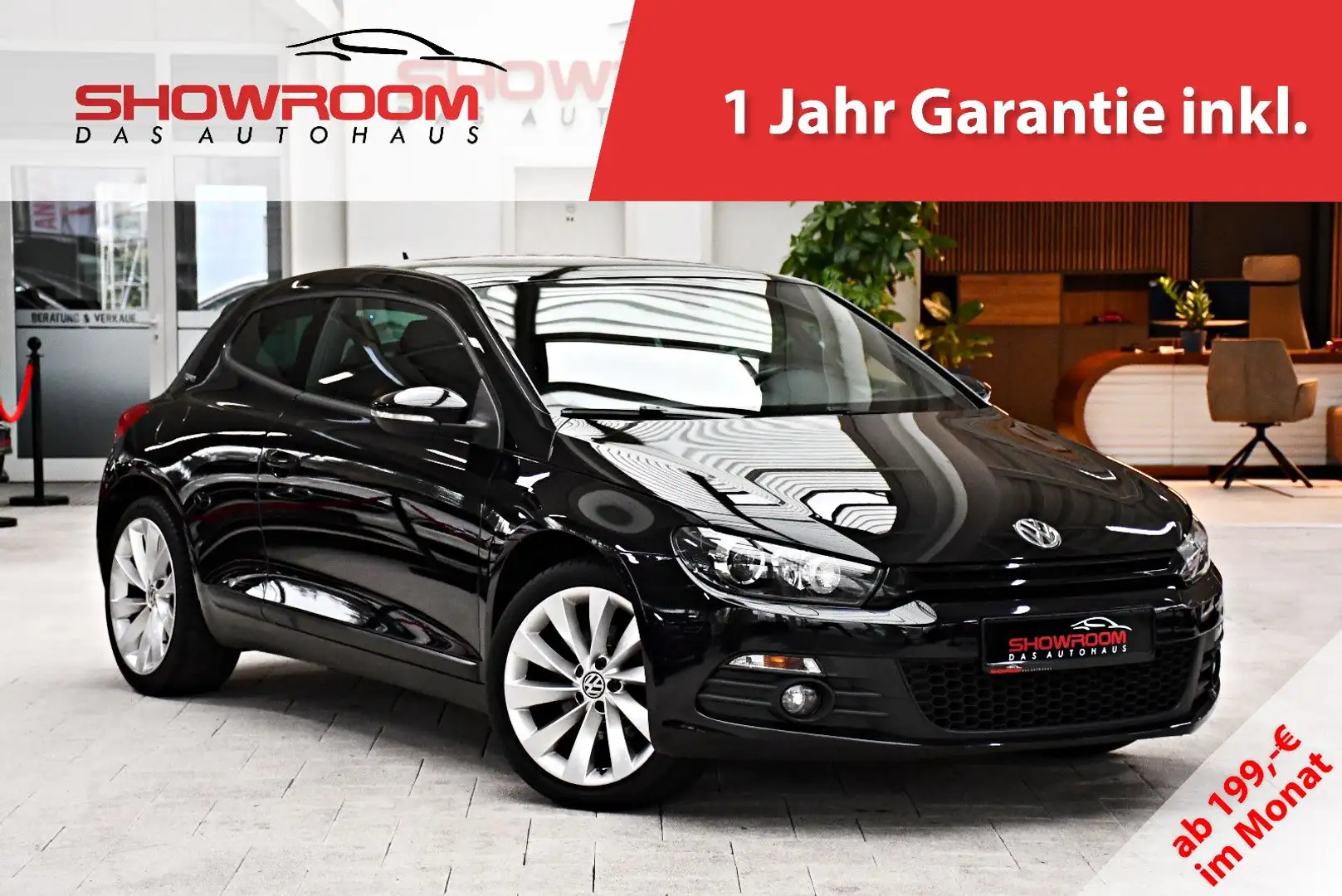 Volkswagen Scirocco 2.0 TDI / Pdc / Xenon / Sportpaket Zwart - 1