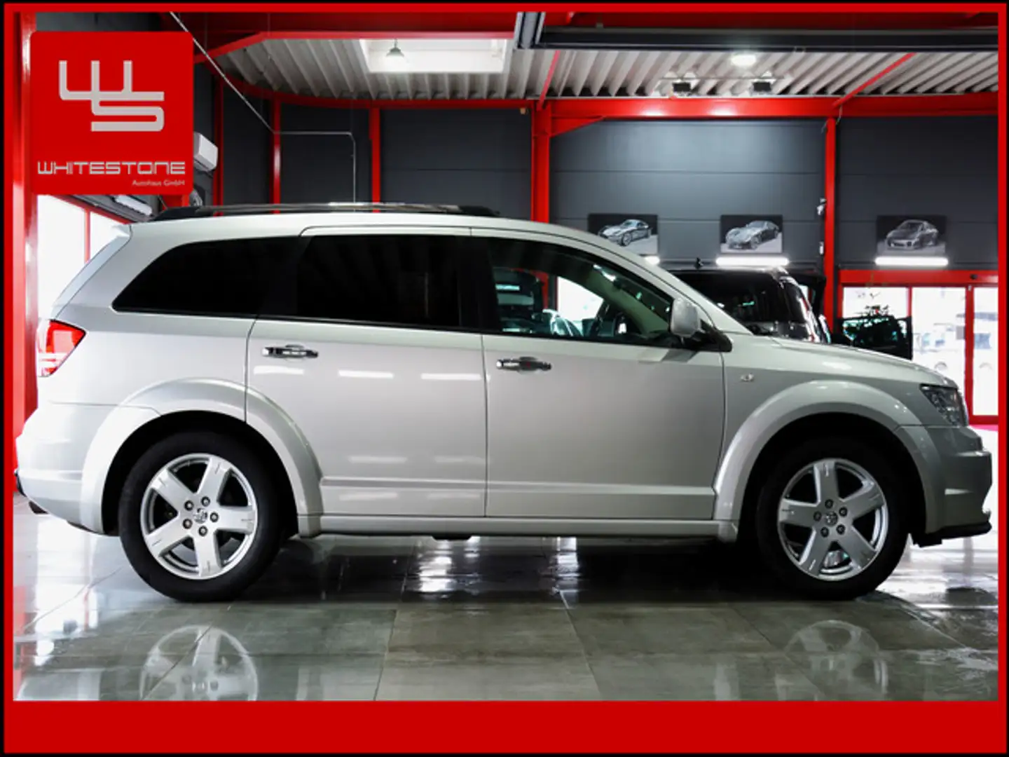 Dodge Journey 2,7 ** 7 Sitze ** Aut Leder Kamera AHK Silber - 2