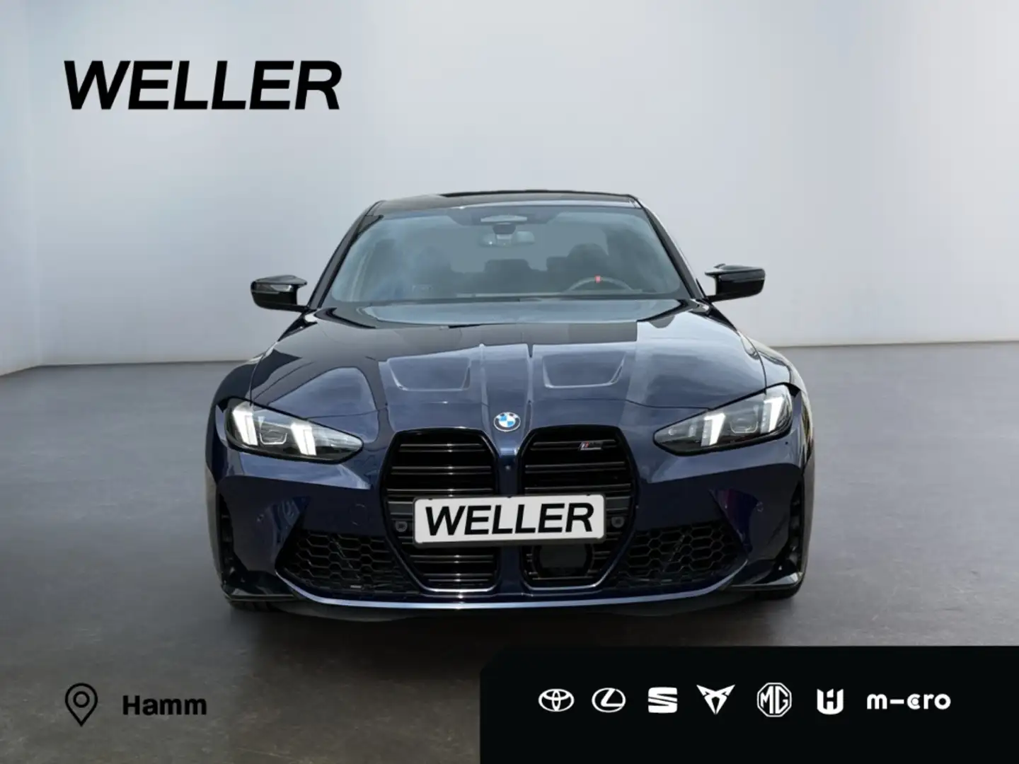 BMW M3 Comp. xDrive *LED*ACC*Live*H&K*Carbon*TRACK* Azul - 2