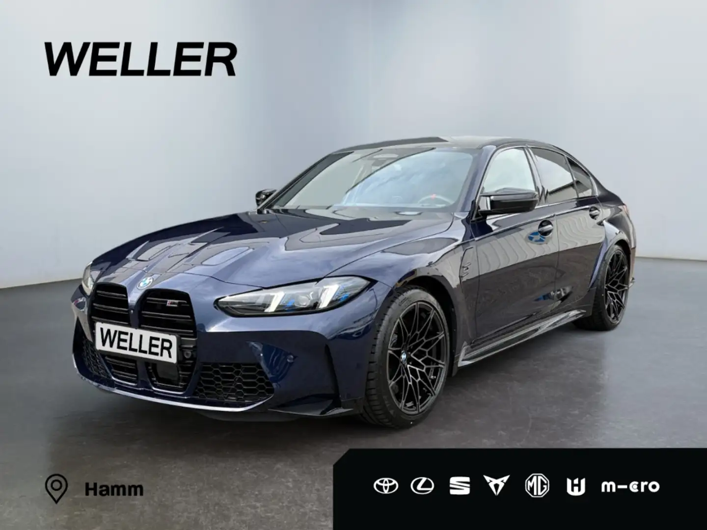 BMW M3 Comp. xDrive *LED*ACC*Live*H&K*Carbon*TRACK* Azul - 1