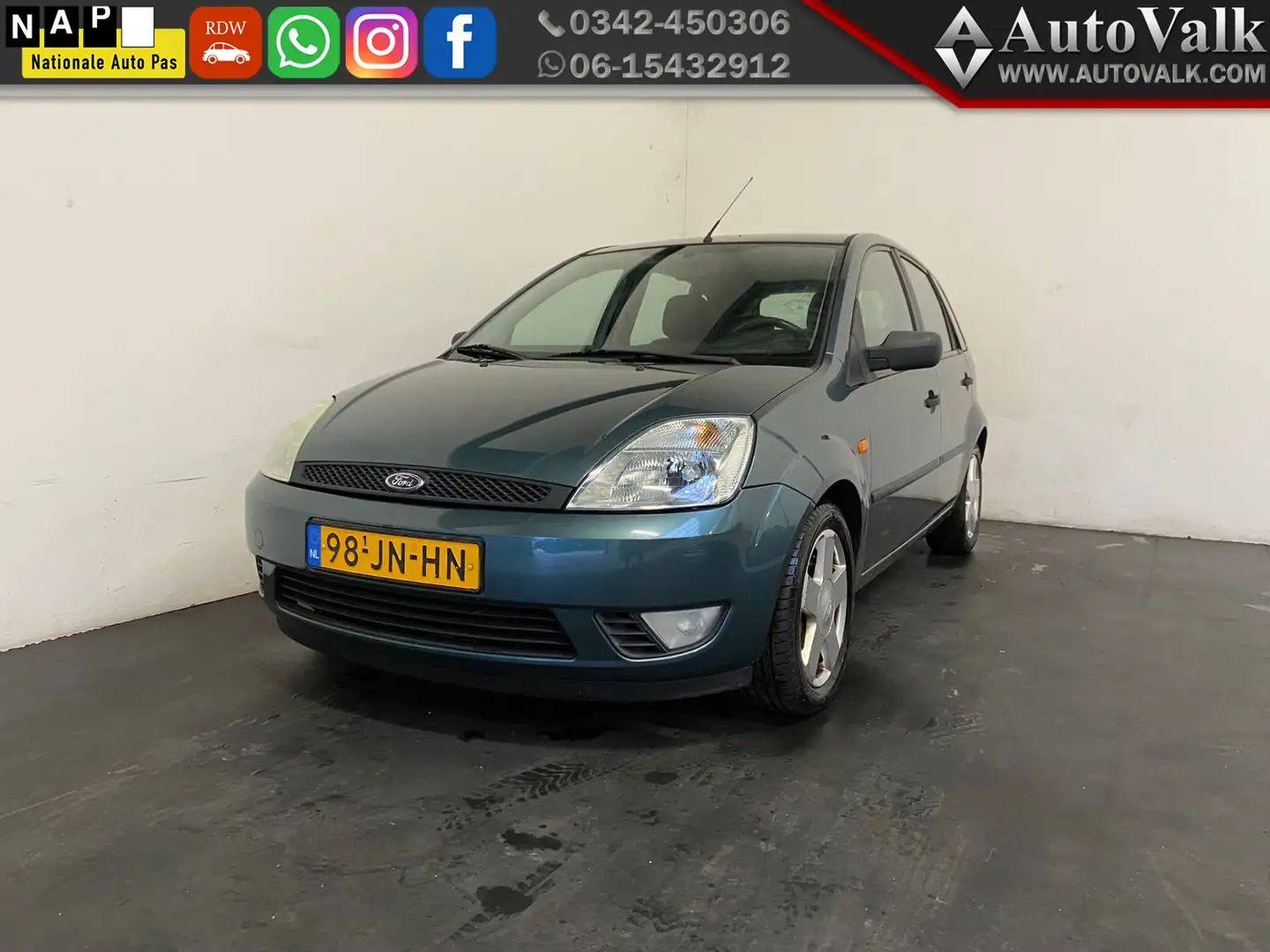 Ford Fiesta 1.4-16V First Edition APK 12-2026! Blau - 1