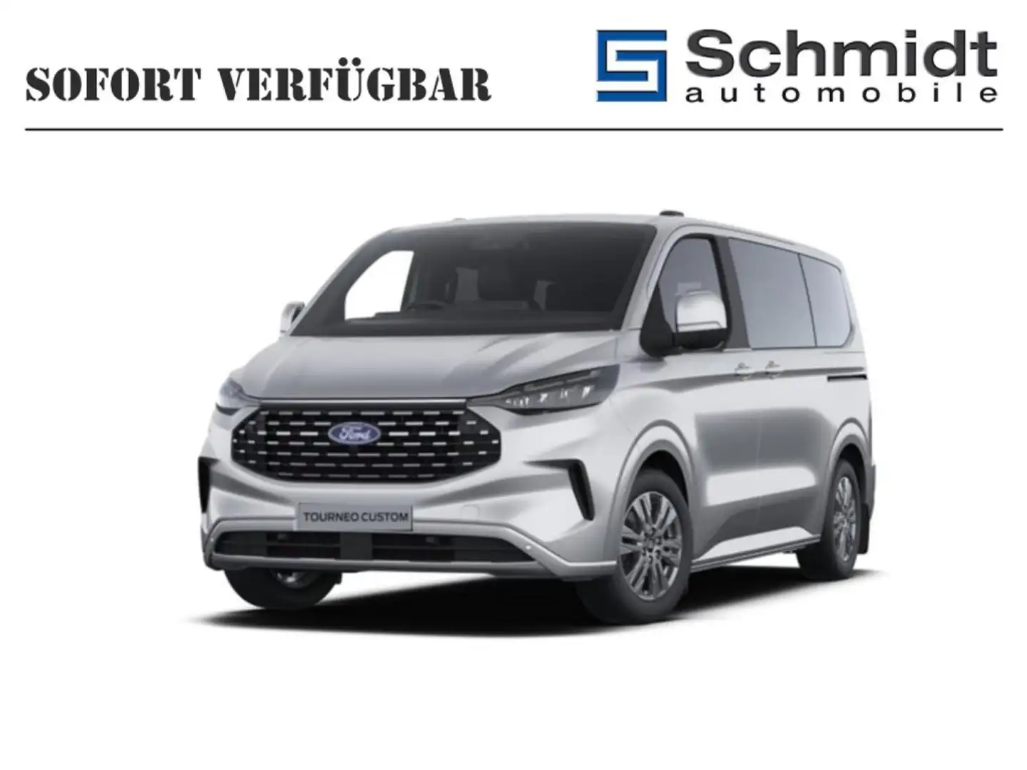 Ford Transit Custom Tourneo Custom Titanium 320L2 2,0L Eblue 136PS A8 FWD Silber - 1