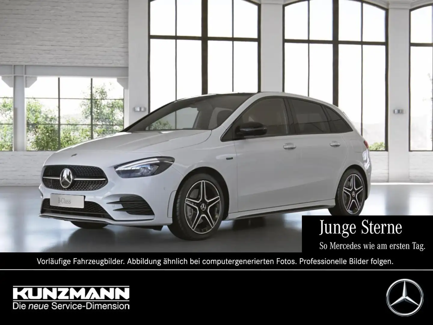 Mercedes-Benz B 250 e AMG Night Edition2020 Panorama Kamera Weiß - 1