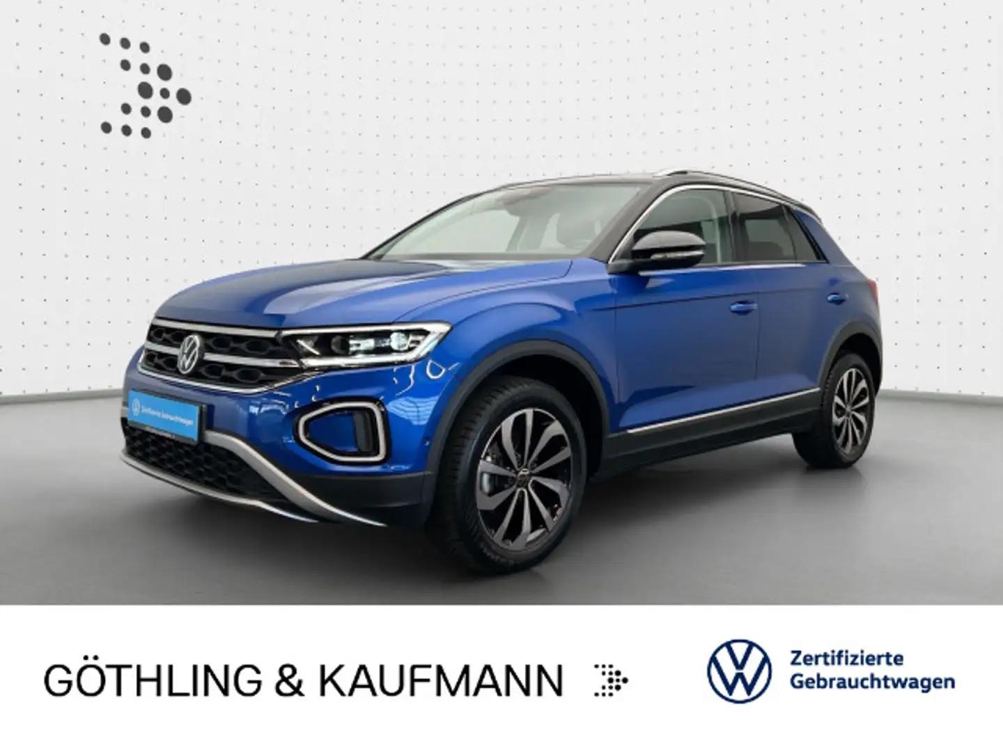 Volkswagen T-Roc Style 1.5 TSI 110kW*DSG*NAVI*KAM*STDHZG*AS Blauw - 1