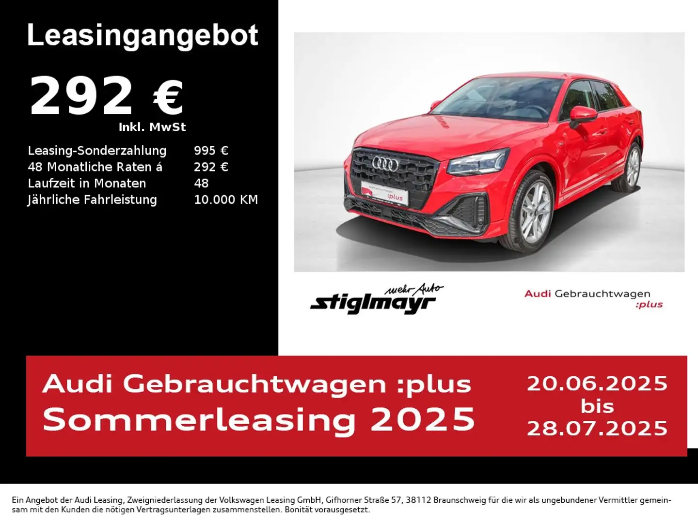 Audi Q2 S line 35 TFSI S-tronic ACC+AHK+MATRIX+NAVI Rot - 1